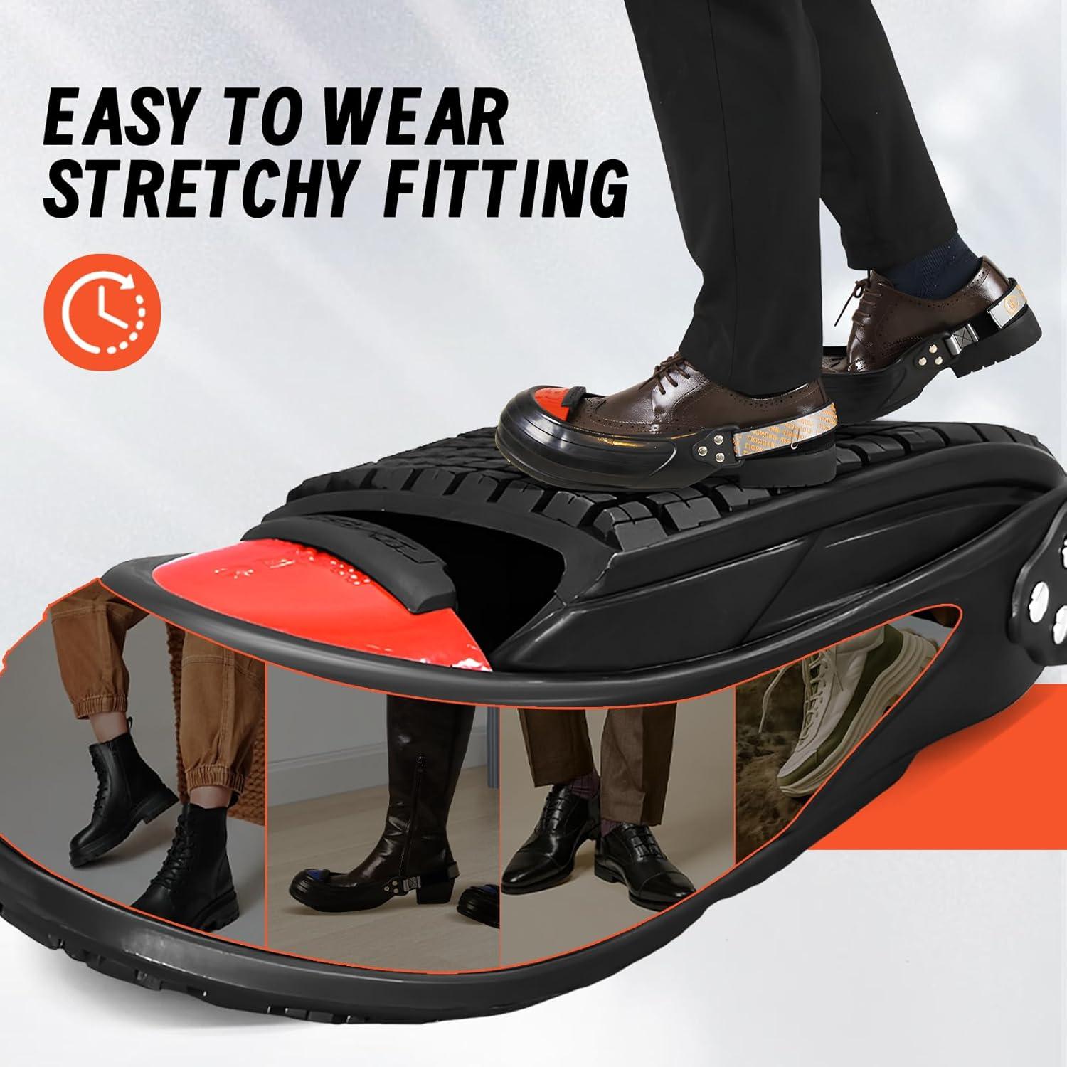 Cubiertas de Zapatos Antideslizantes LionGrip LG08 - Punta de Titanio