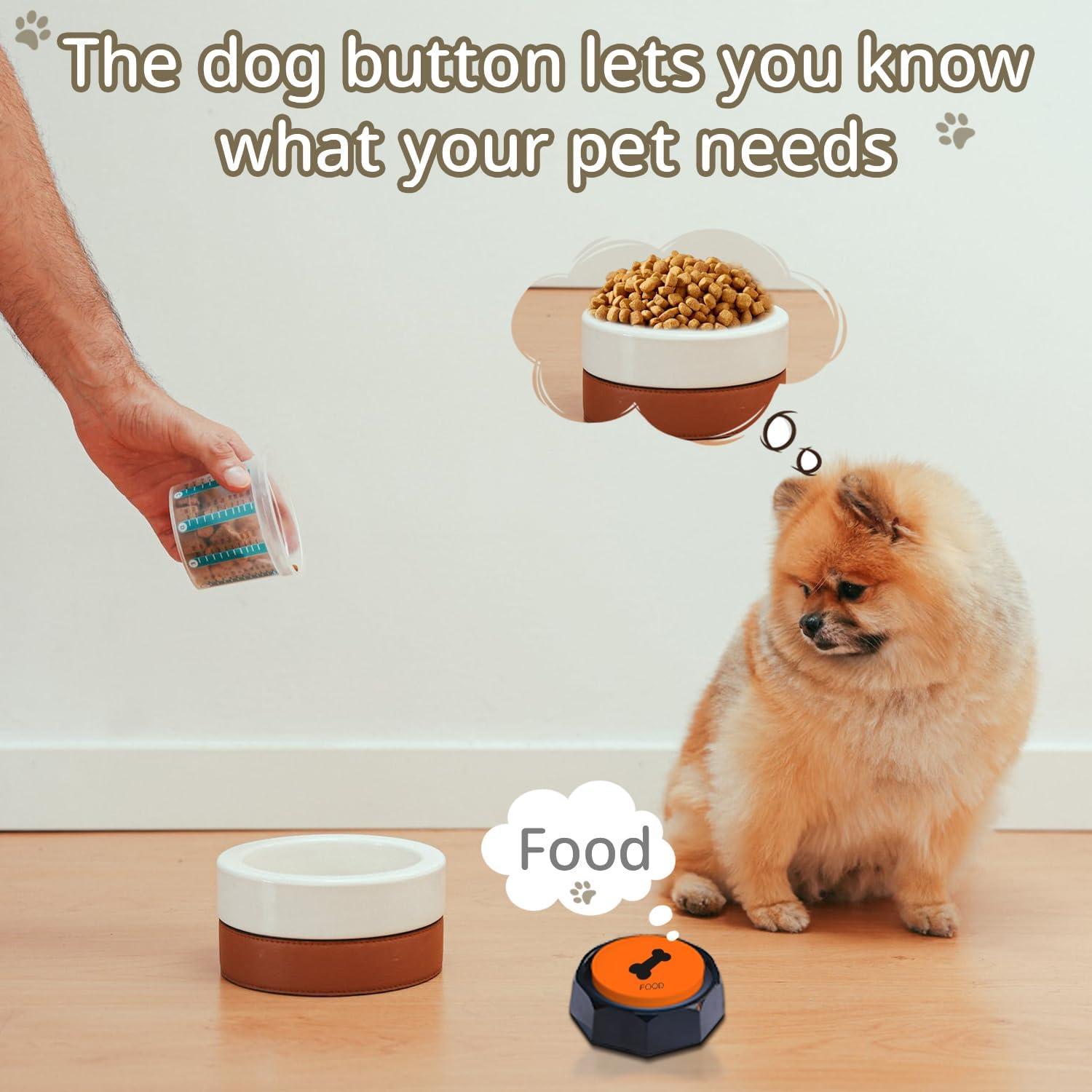 Botones de Comunicación Canina RIBOSY - 6 Pcs Entrenamiento