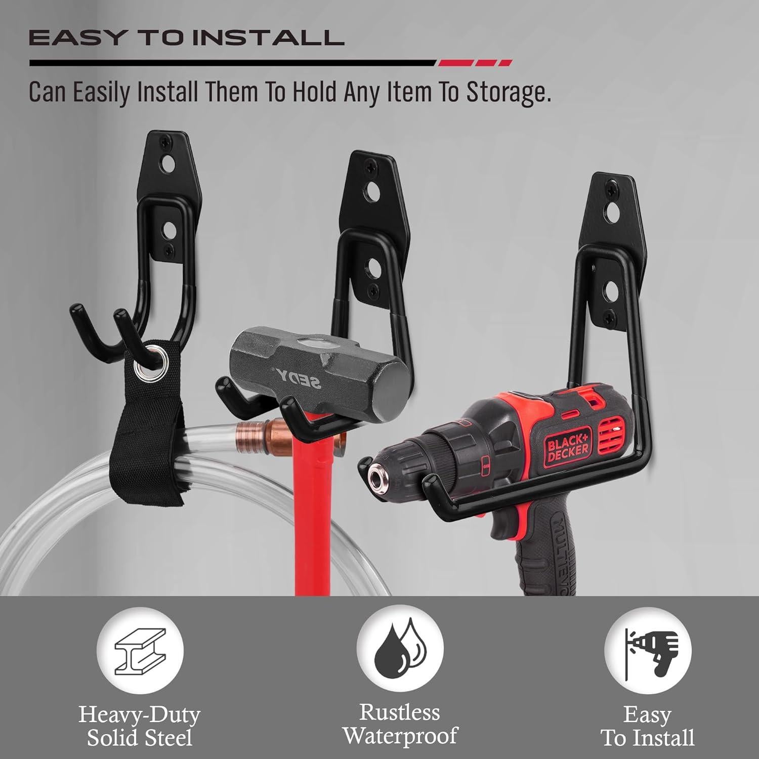 Juego de Ganchos de Almacenamiento SEDY 15PCS Alta Resistencia