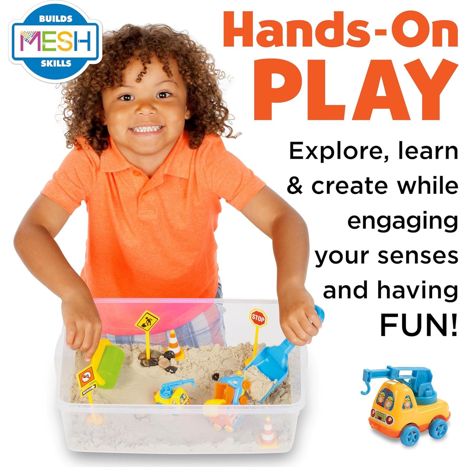 Caja Sensorial Creatividad para Niños - Juguete de Construcción 3-5 Años