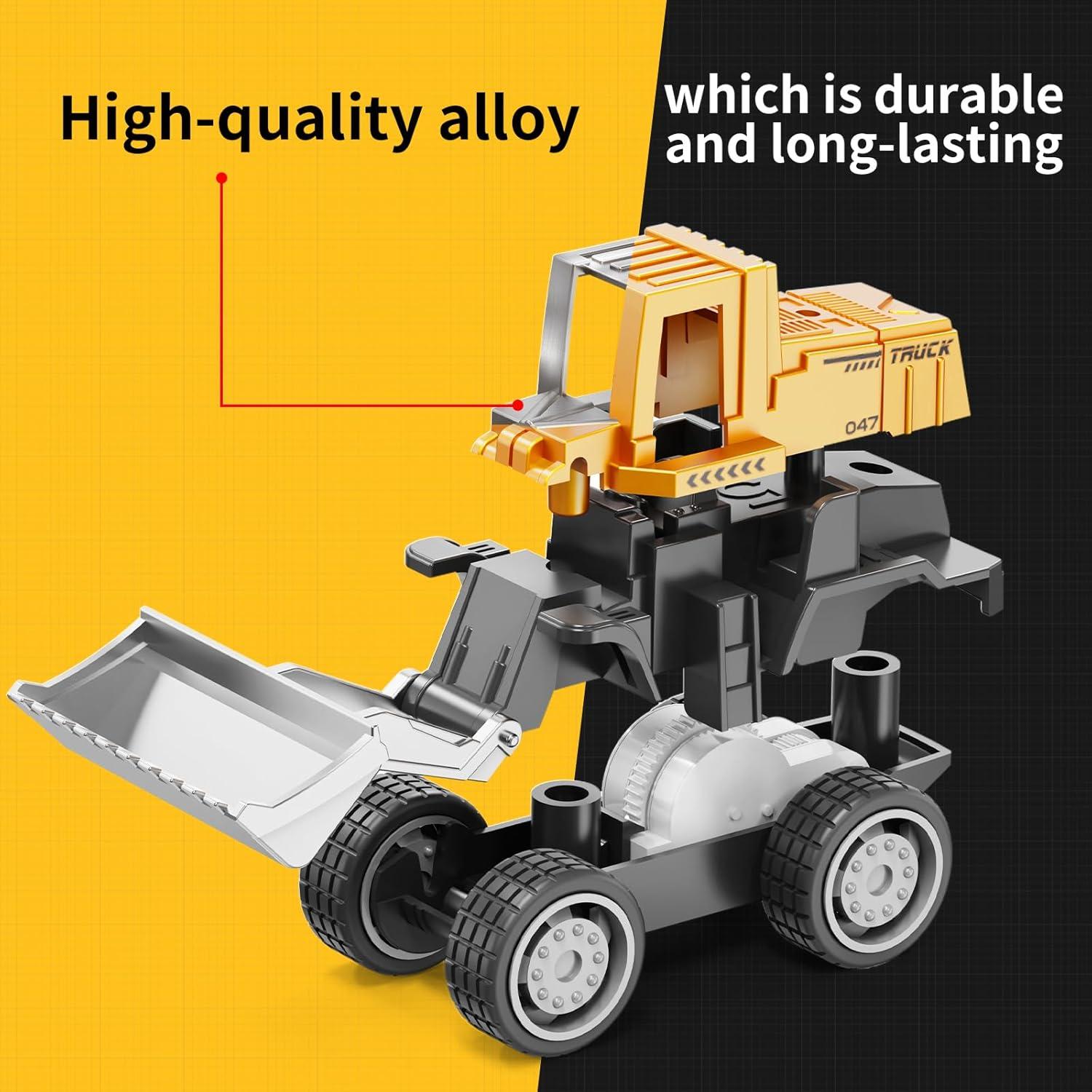 Set de Juguetes de Construcción HONGTUO 8 Piezas Metal 17x5x23cm