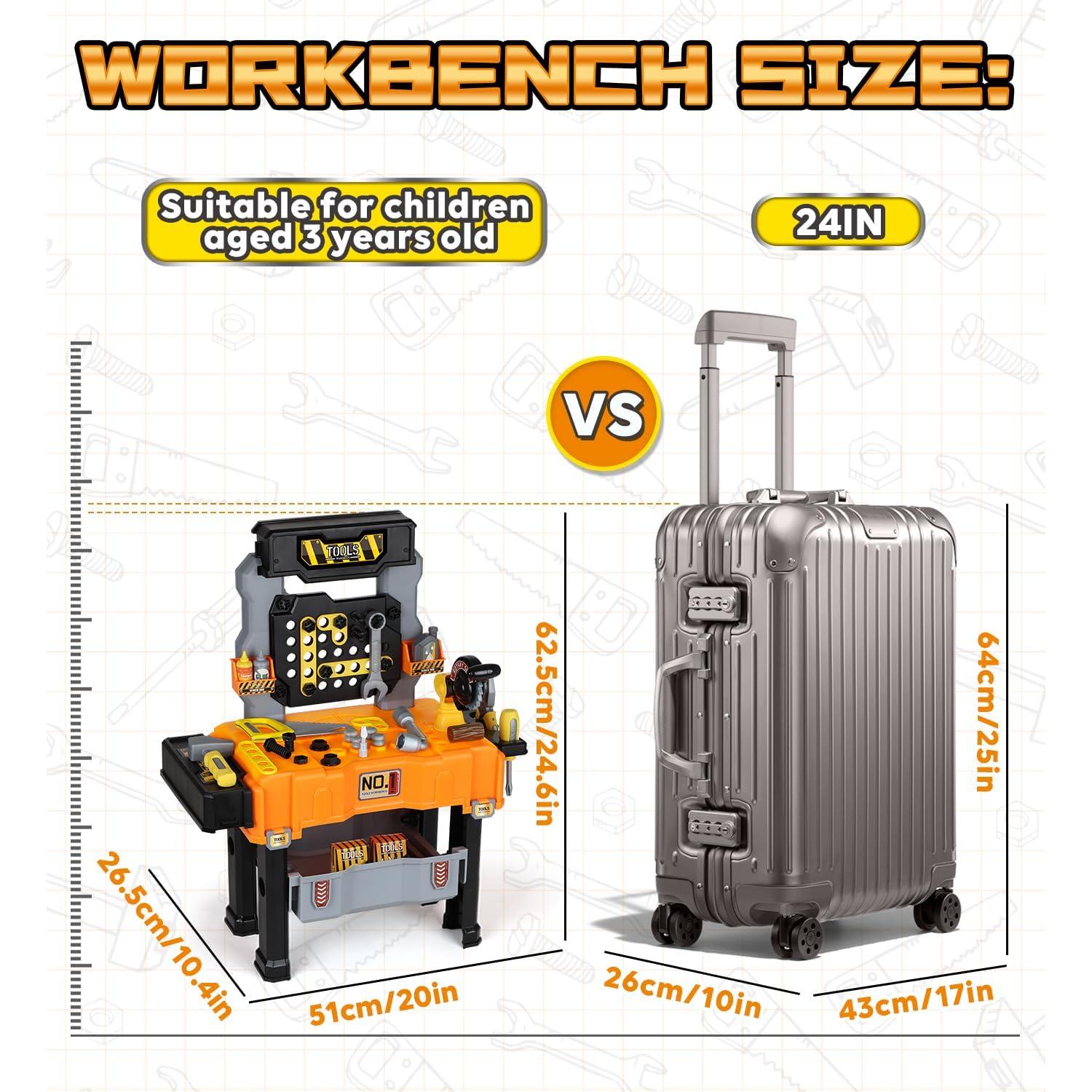 Banco de herramientas Lehoo Castle para niños 2 en 1