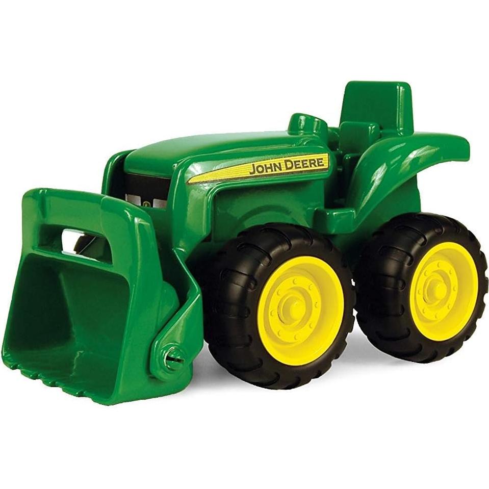 Juego de Vehículos John Deere - Camión Volquete y Tractor 15 cm