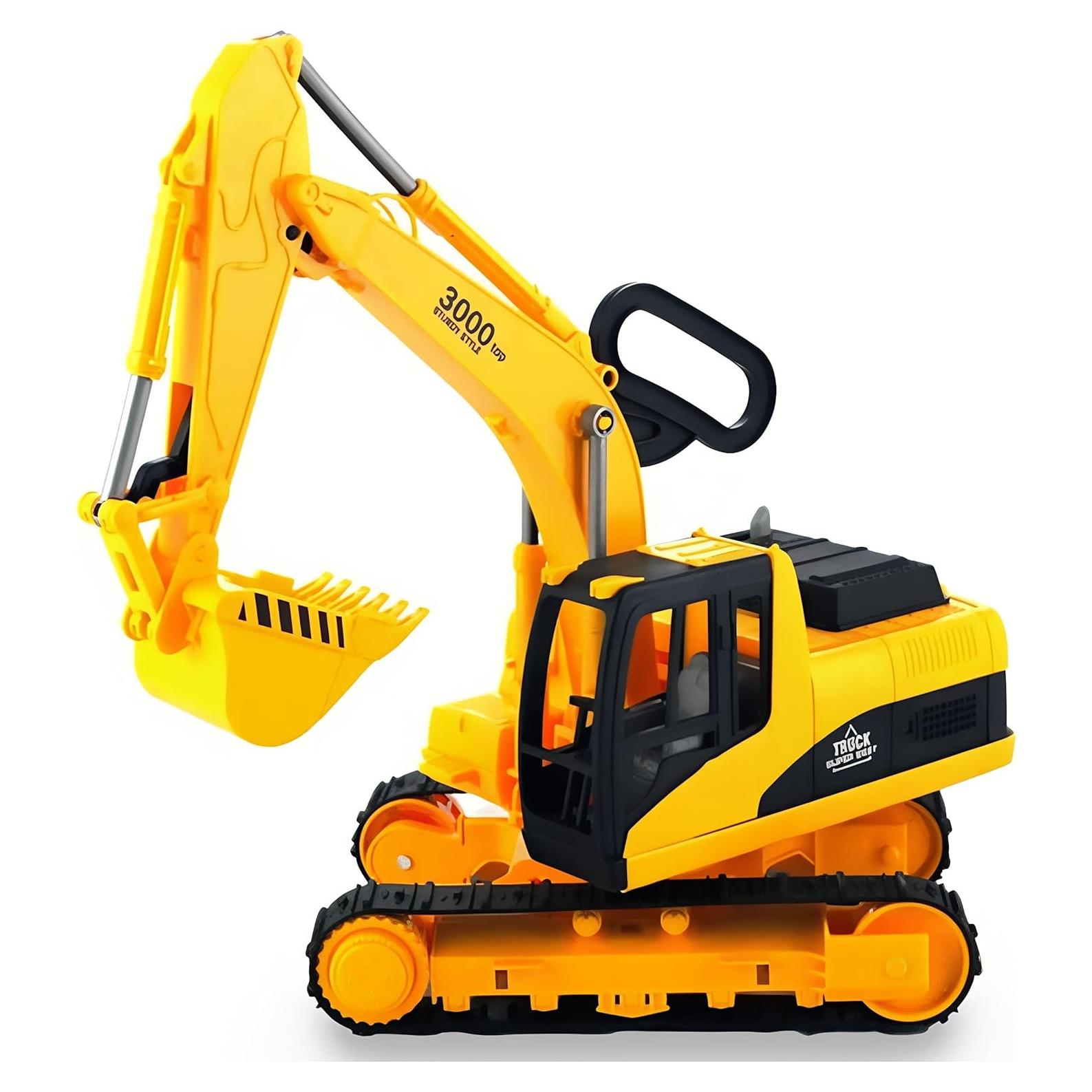 Excavadora de Construcción Liberty Imports 1:22 Grande