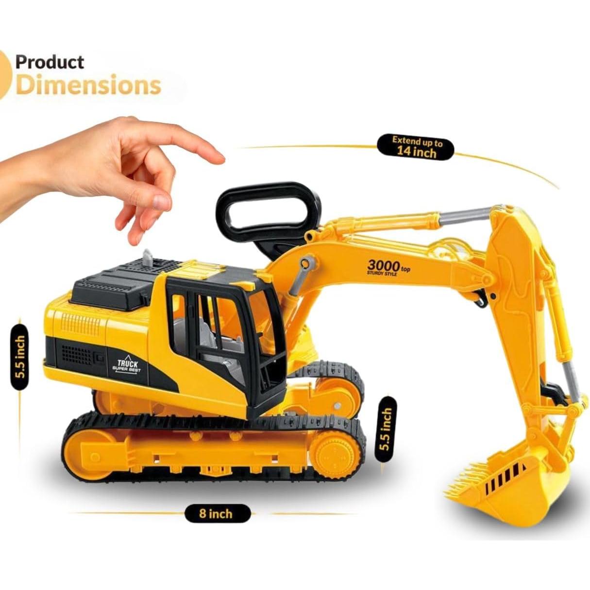 Excavadora de Construcción Liberty Imports 1:22 Grande