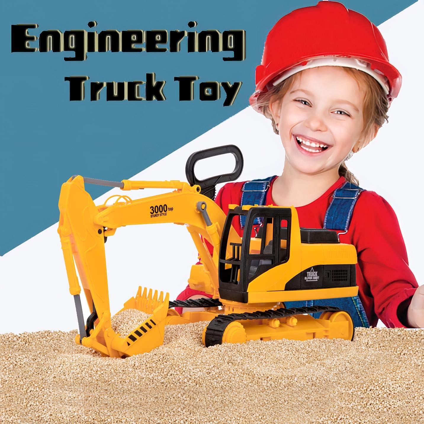 Excavadora de Construcción Liberty Imports 1:22 Grande