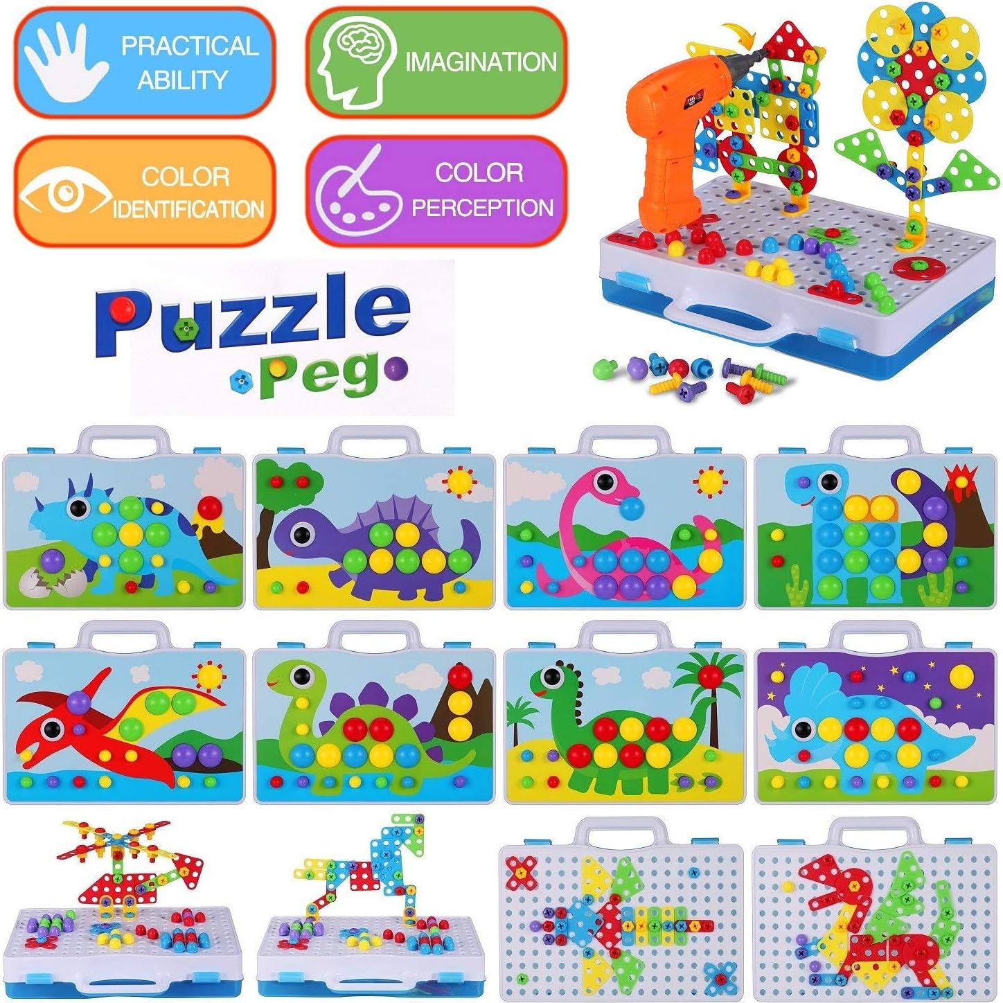 Juego de Construcción STEM SUPSTEM 224 Piezas con Taladro