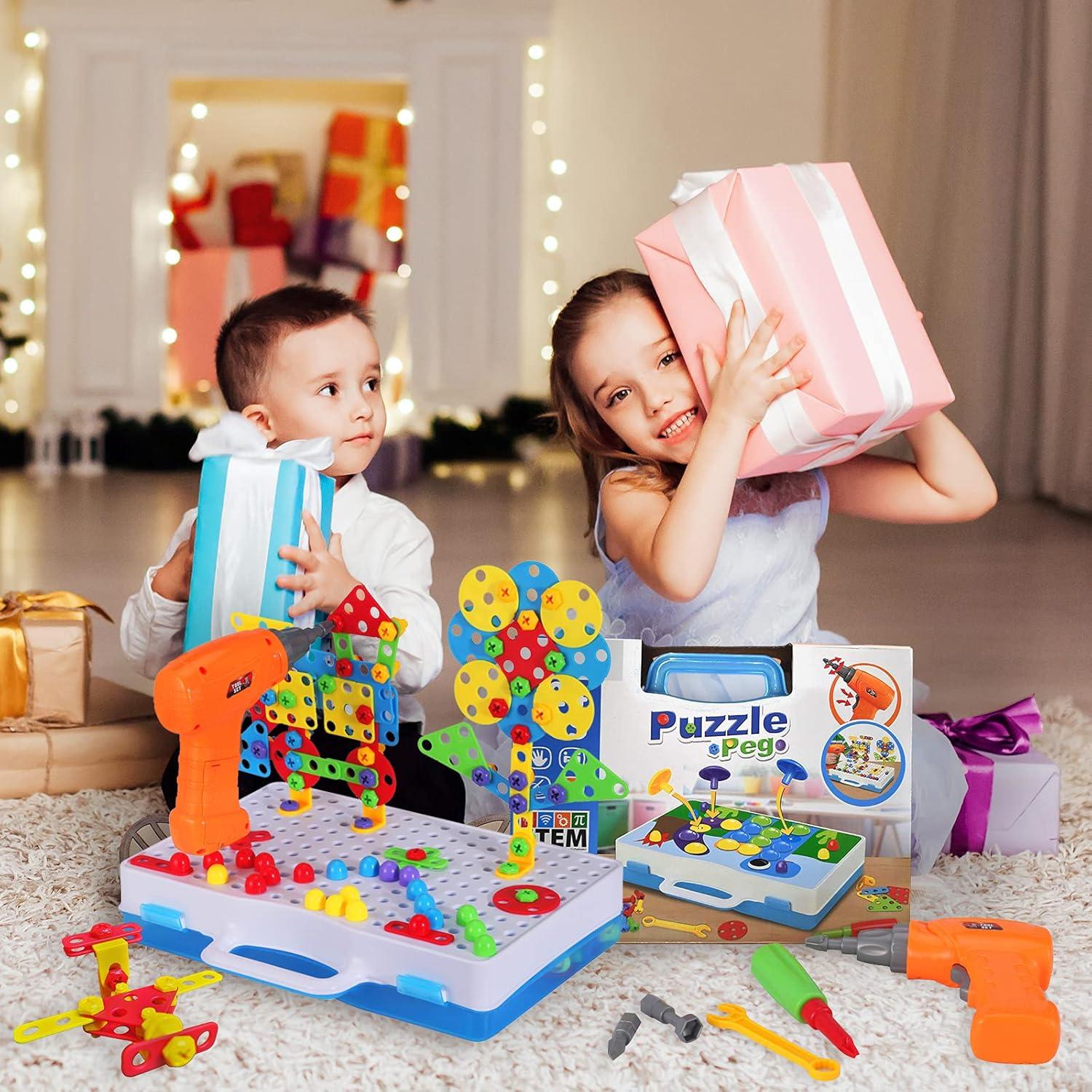 Juego de Construcción STEM SUPSTEM 224 Piezas con Taladro