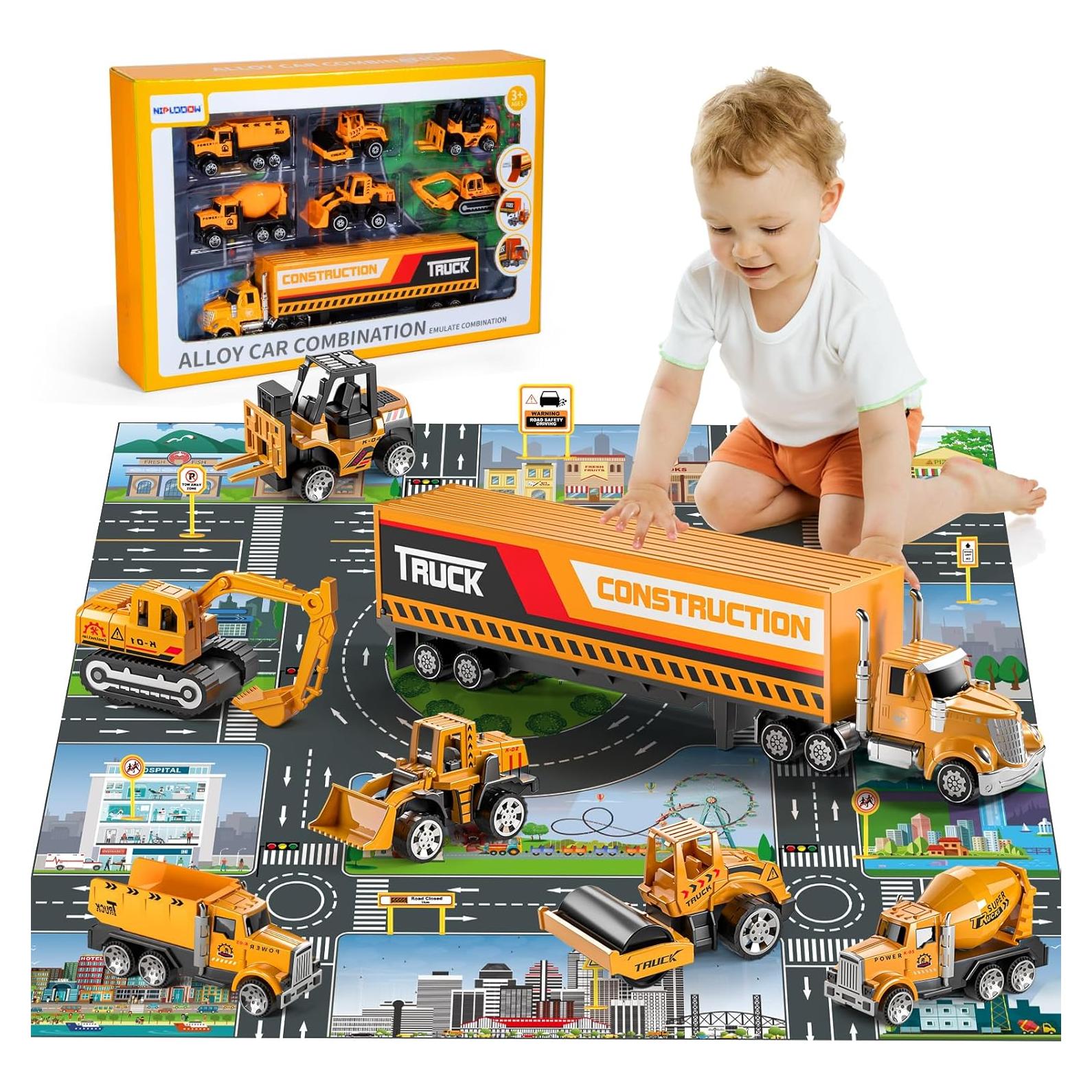 Set de Juguetes de Construcción NIPLOOOW - 7 Vehículos