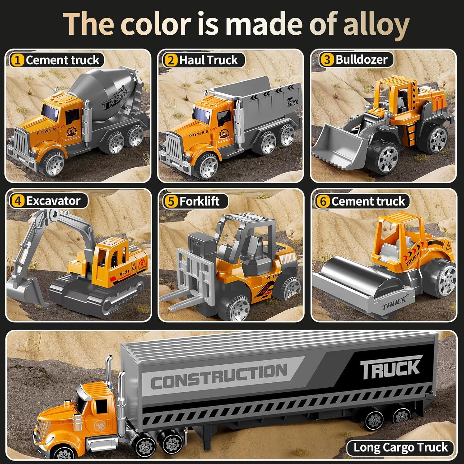 Set de Juguetes de Construcción NIPLOOOW - 7 Vehículos