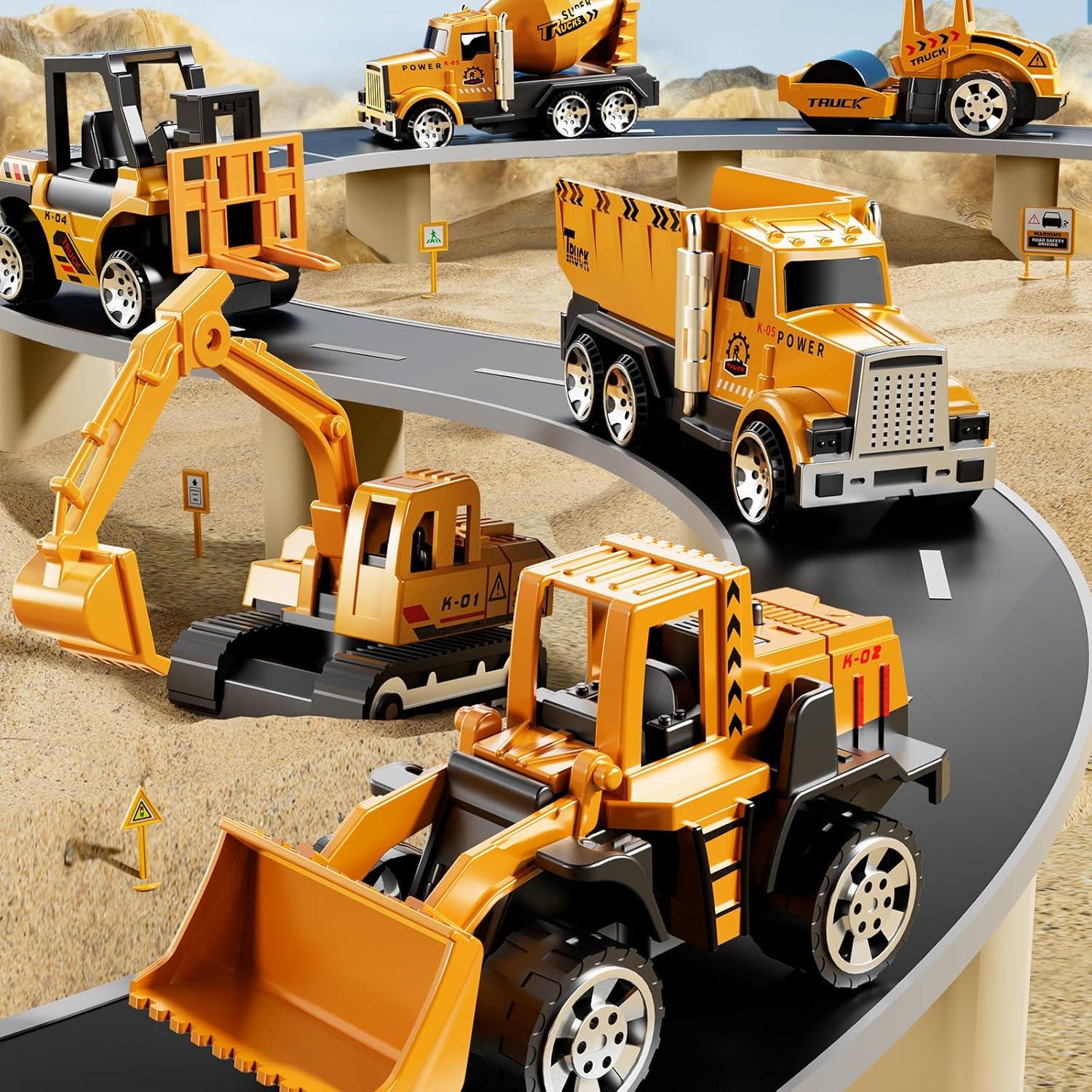 Set de Juguetes de Construcción NIPLOOOW - 7 Vehículos