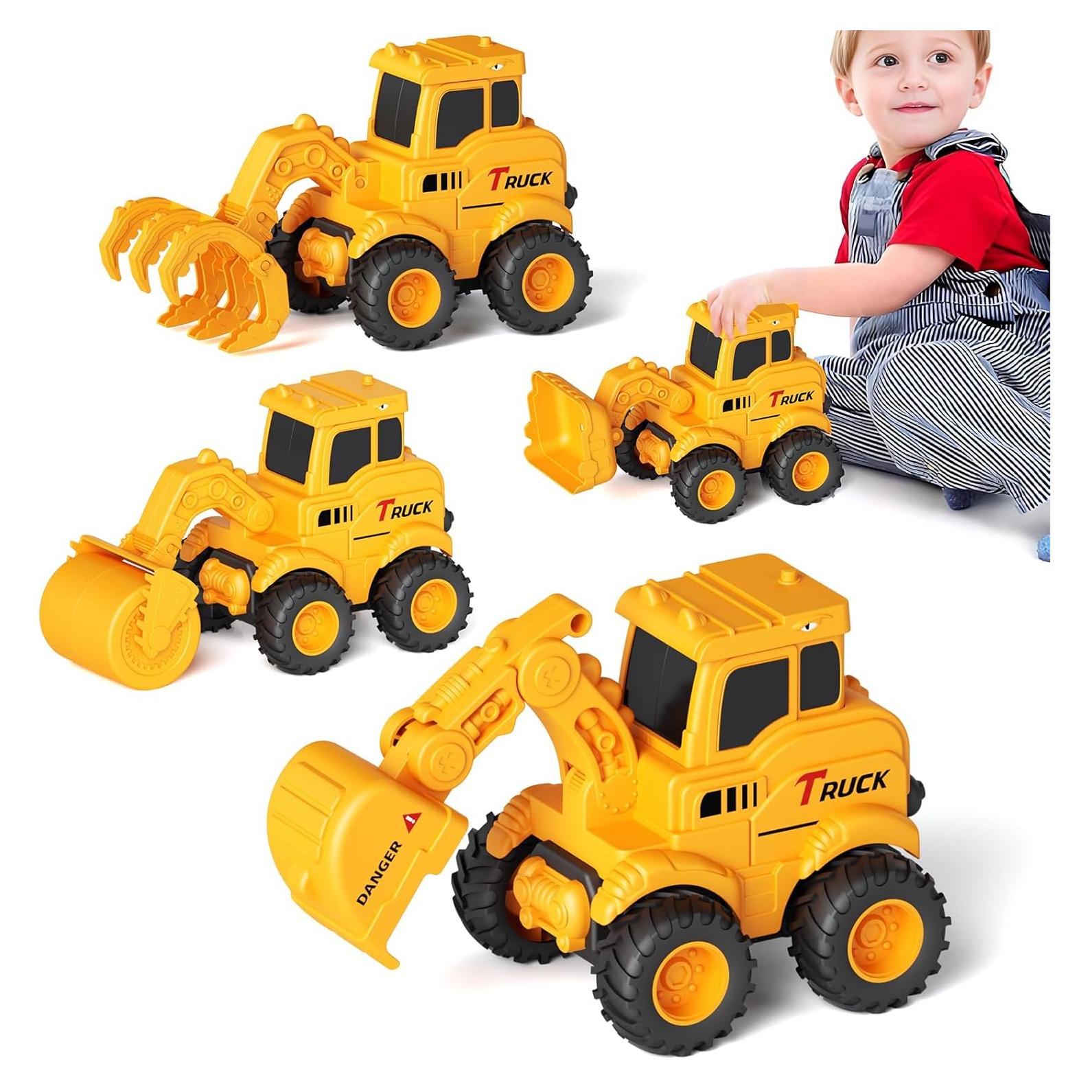 Juguetes de Construcción HUIJIXING Camiones para Niños 2-6 Años