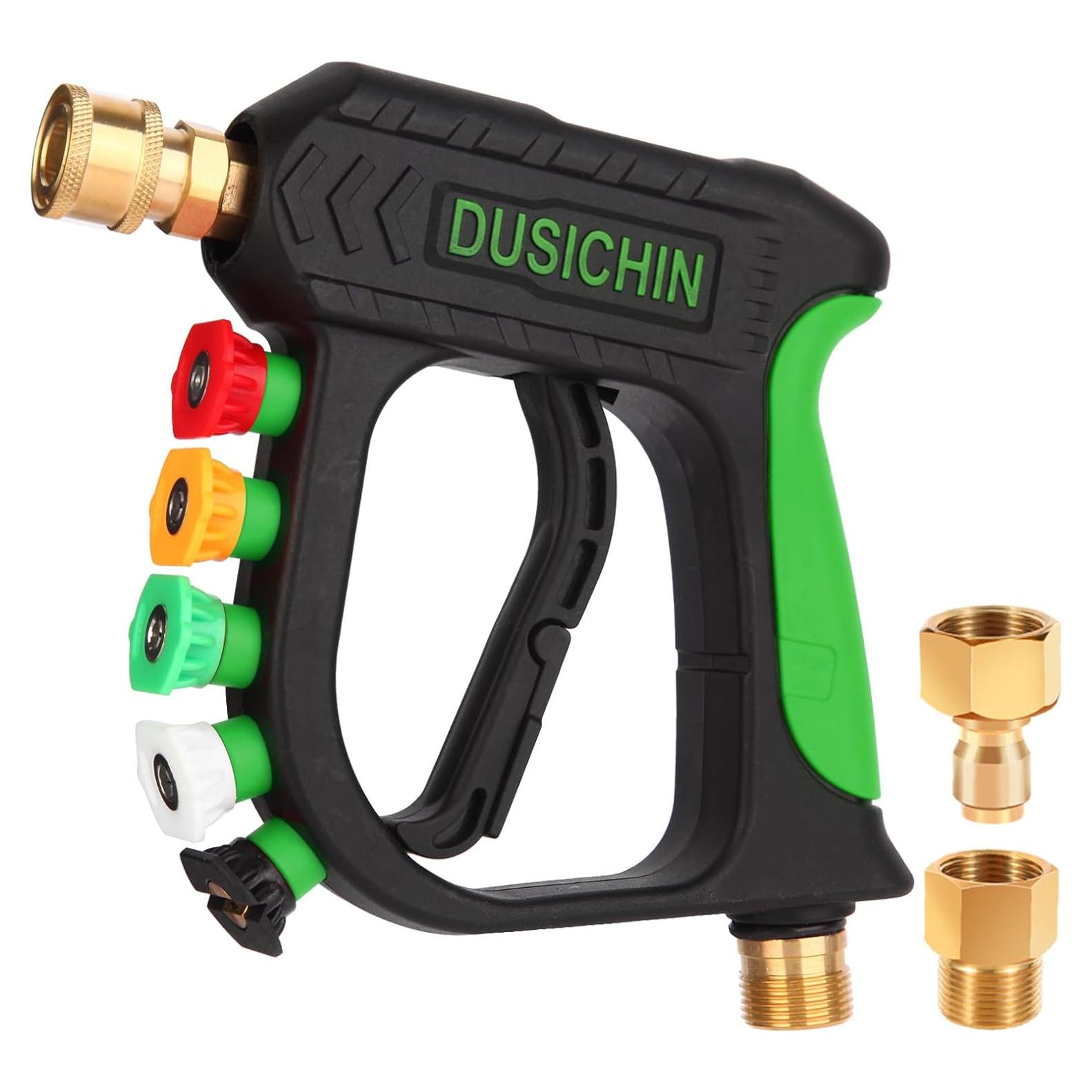 Pistola de Lavado a Presión DUSICHIN DUS2701 con 5 Boquillas