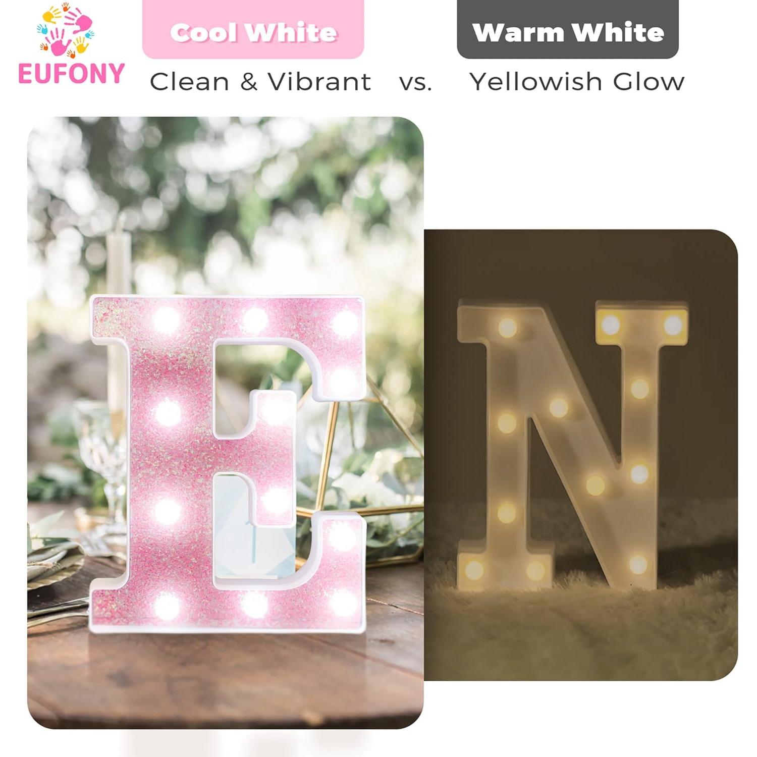 Lámpara de Números LED Rosa 0 - Decoración de Cumpleaños