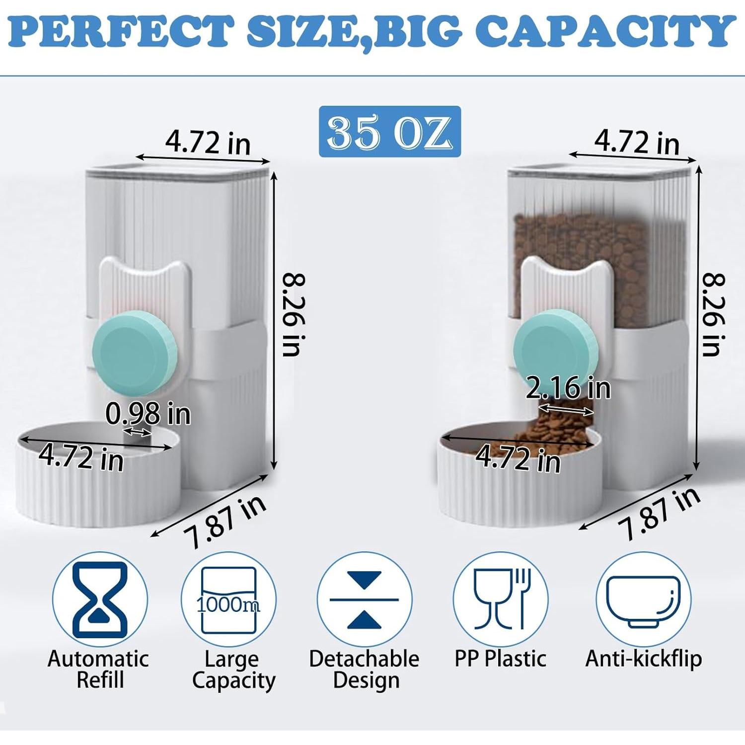 Alimentador y Dispensador Automático Kathson 1,04L Azul