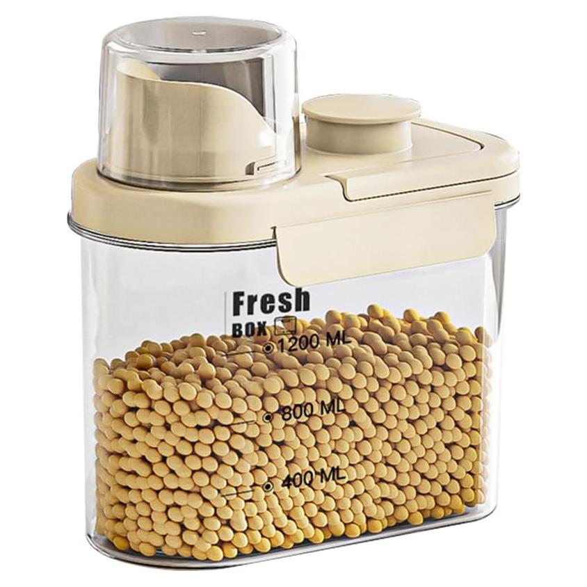 Contenedor de Almacenamiento de Grano Hermético KTBLVFN 1600ml