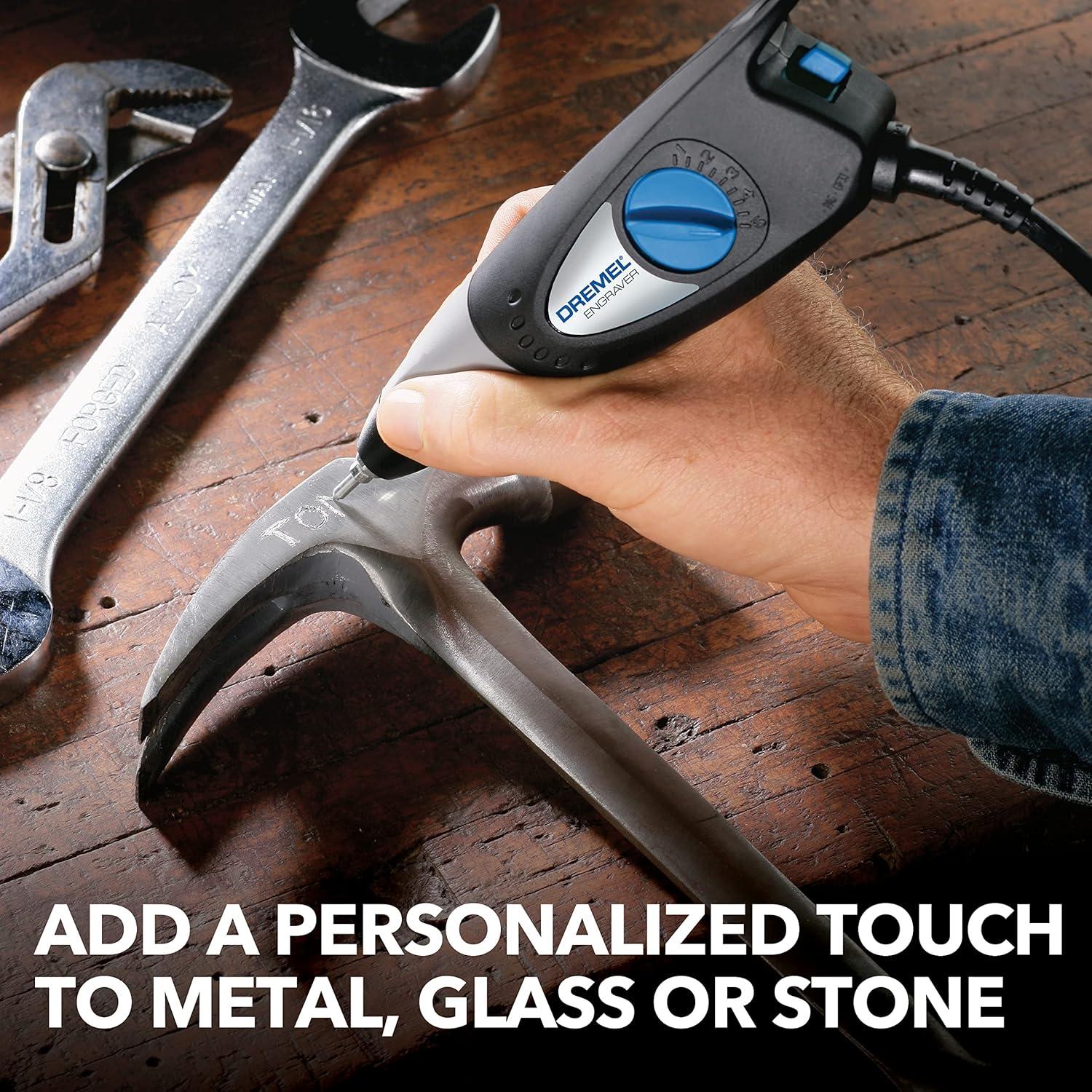 Dremel Grabador Rotativo 127V con Plantilla para Grabado