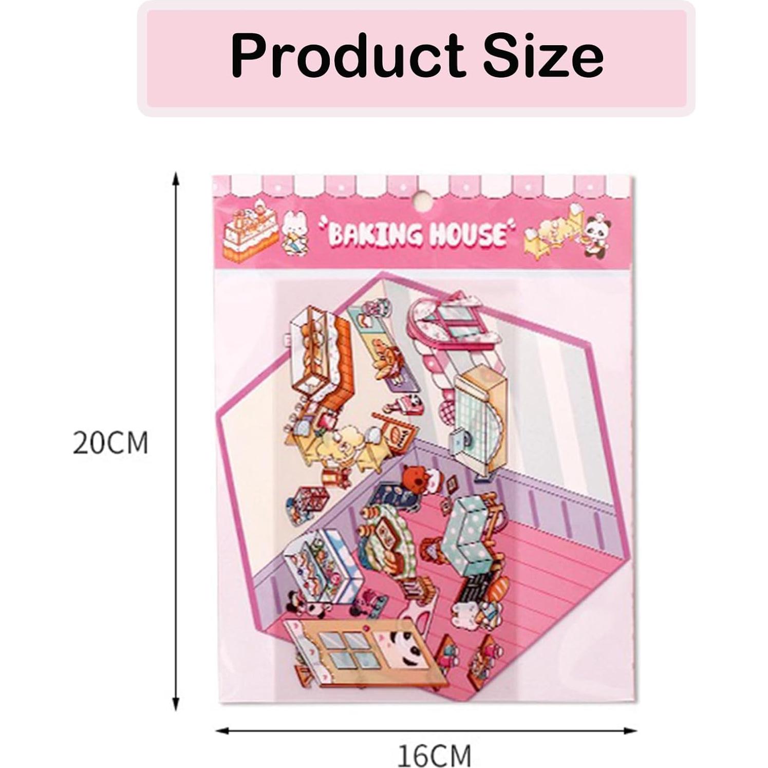 Conjunto de Stickers 3D DIY Gamito - Serie Belleza, 5 Temas