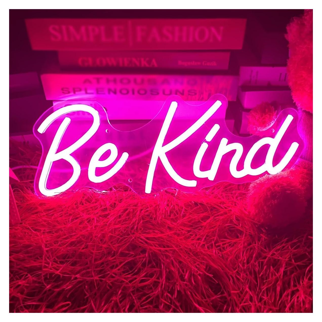 Luz de Neón Be Kind LED Dimmable 37x14.5 cm USB Voncitedn