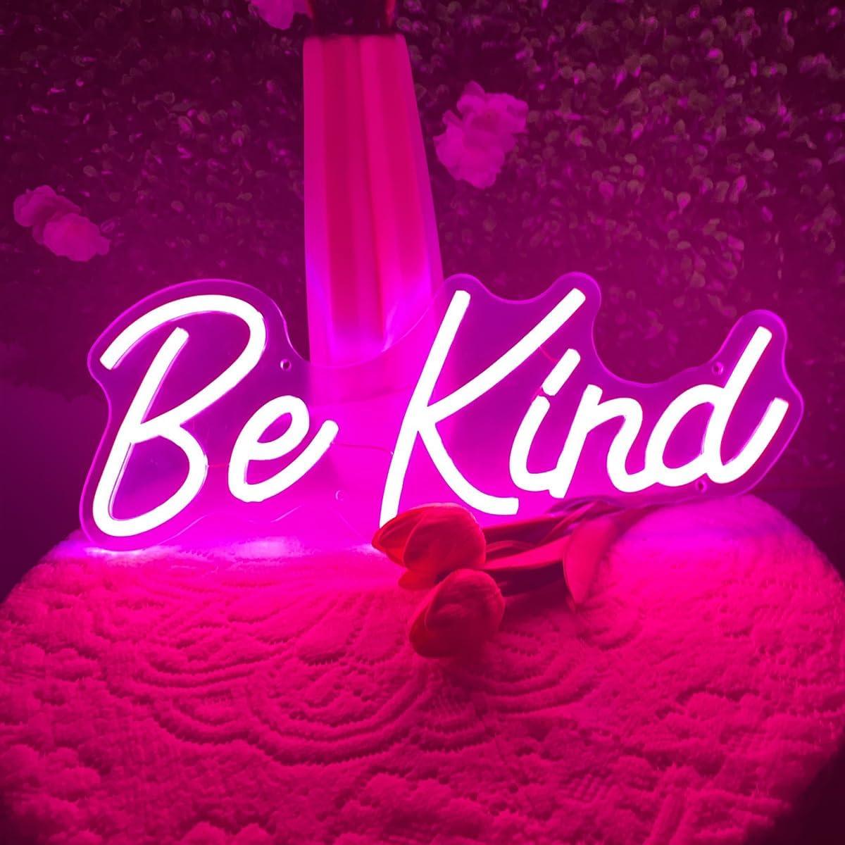 Luz de Neón Be Kind LED Dimmable 37x14.5 cm USB Voncitedn