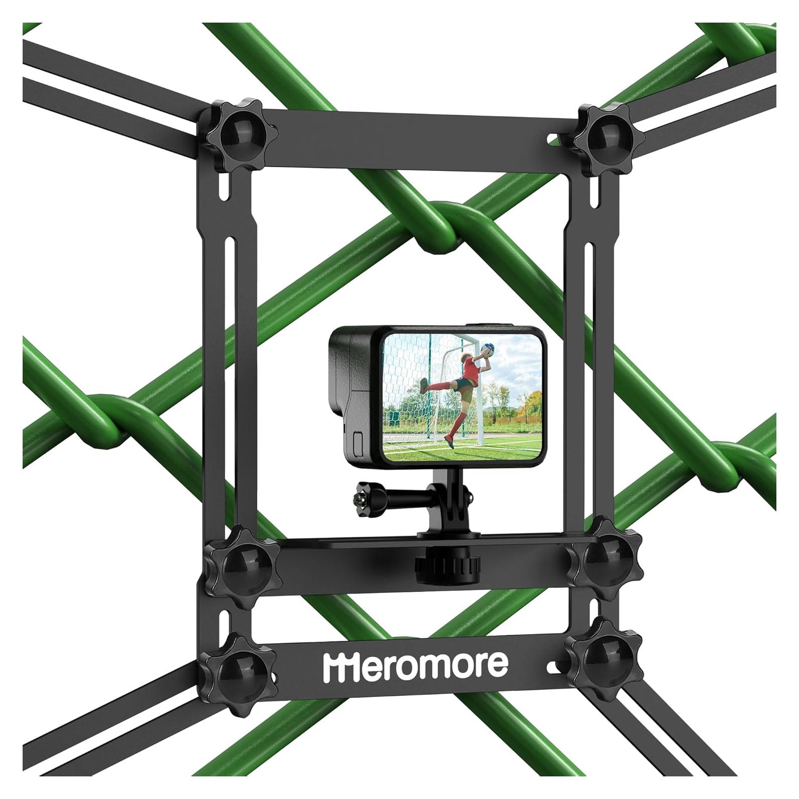 Montaje de Cerca Negro Meromore para Cámara de Acción y Smartphone