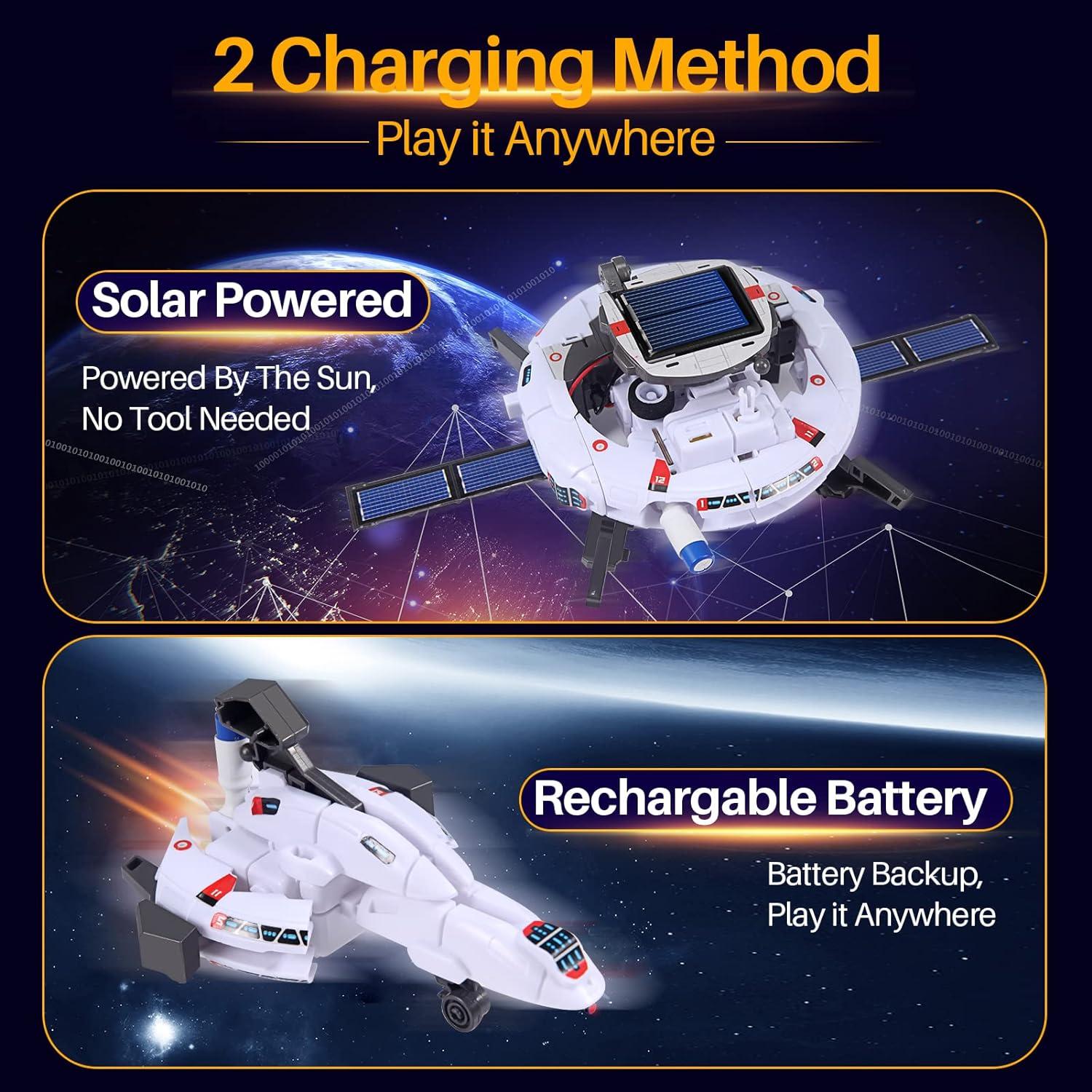 Juguetes STEM XINNENGYUAN Robot Solar 120 Piezas 8-14 Años