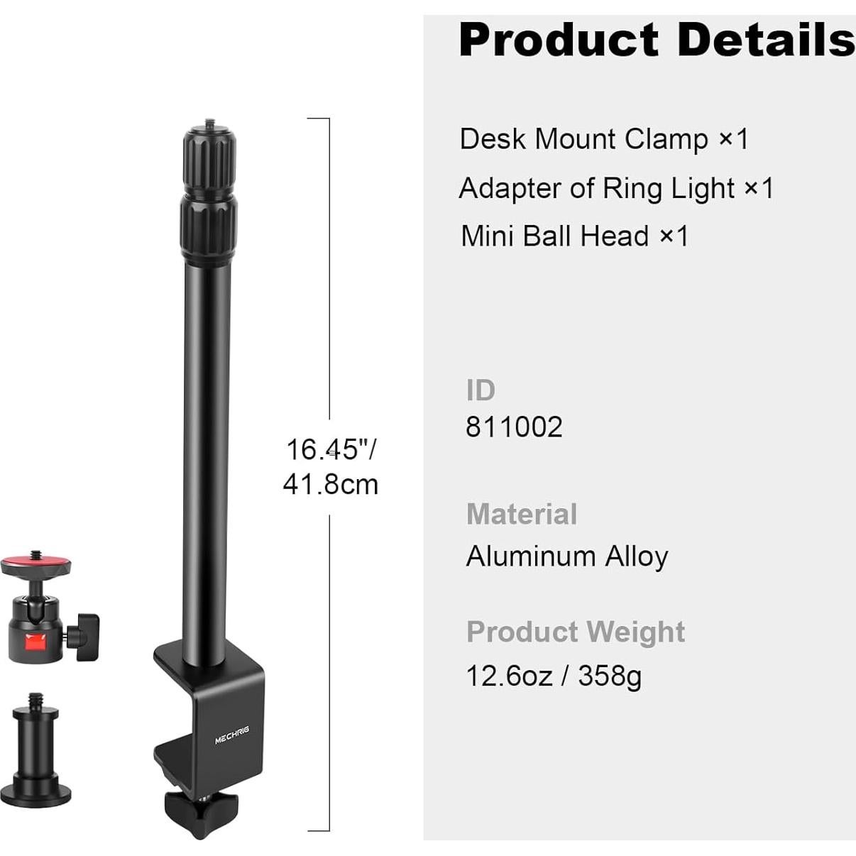 Soporte de Montaje de Escritorio Mechrig 360° Ajustable