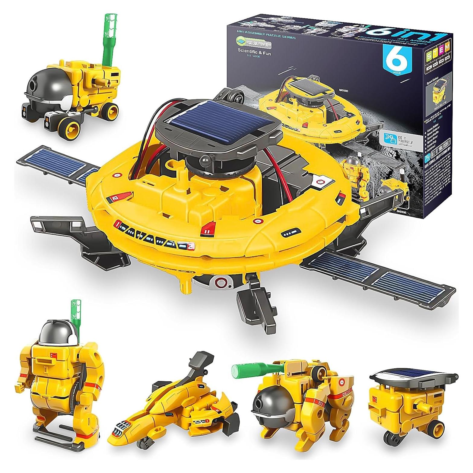 Kit Robot Solar 6 en 1 Playsheek Proyectos STEM Niños 8-12 Años