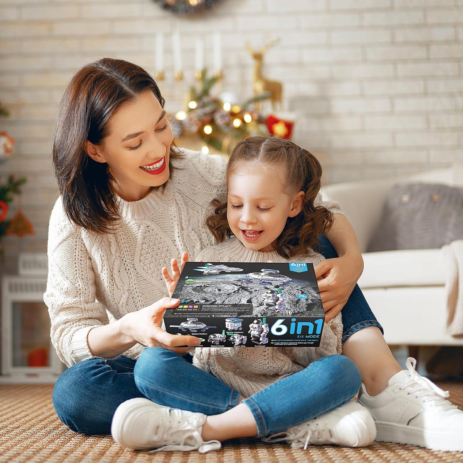 Kit Robot Solar 6 en 1 Playsheek Proyectos STEM Niños 8-12 Años