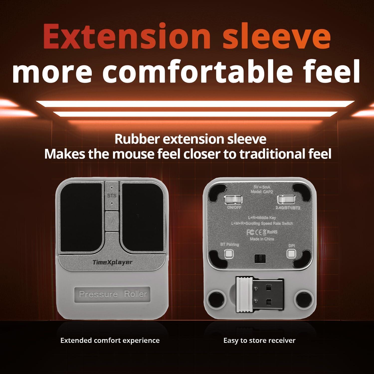 Mini Mouse Cuadrado TIMEXPLAYER Inalámbrico Bluetooth 3 en 1