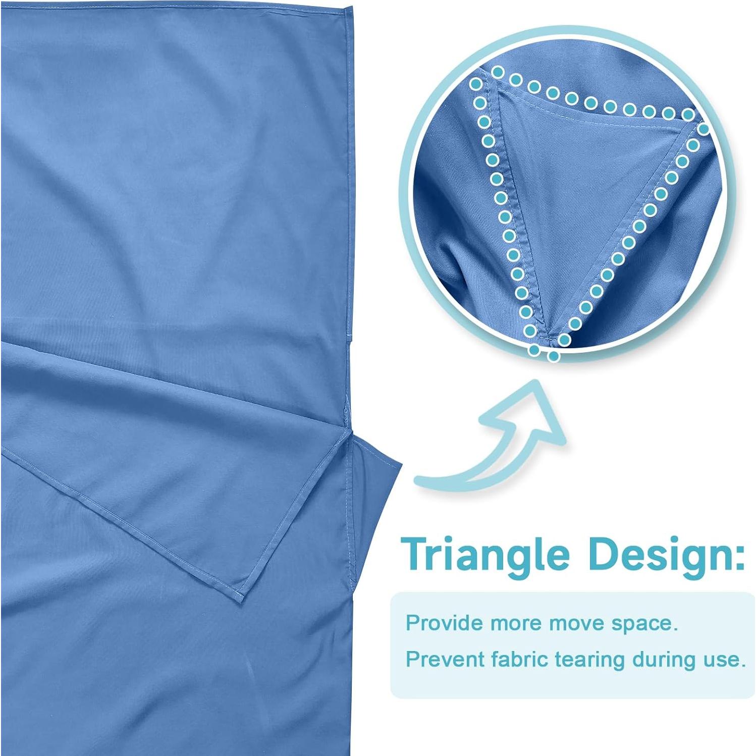 Forro de Saco de Dormir VVAYHUA Microfibra Azul Cielo 219x95cm