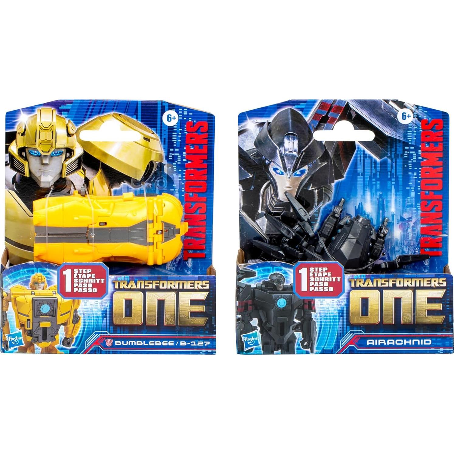 Figuras de Acción Transformers Bumblebee y Airachnid 10 cm