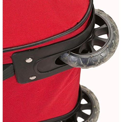 Bolsa de viaje Rockland Duffel rodante 55.88 cm negra