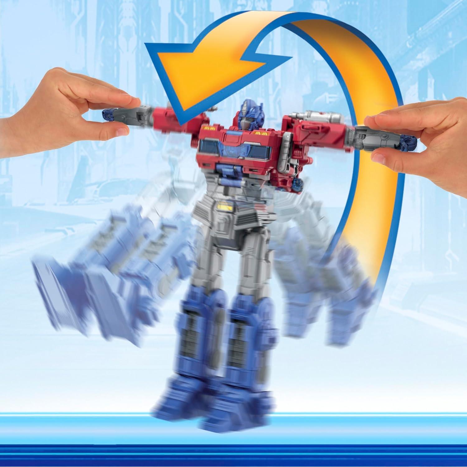 Figura de Acción Transformers One Power Flip Optimus Prime 25,4 cm