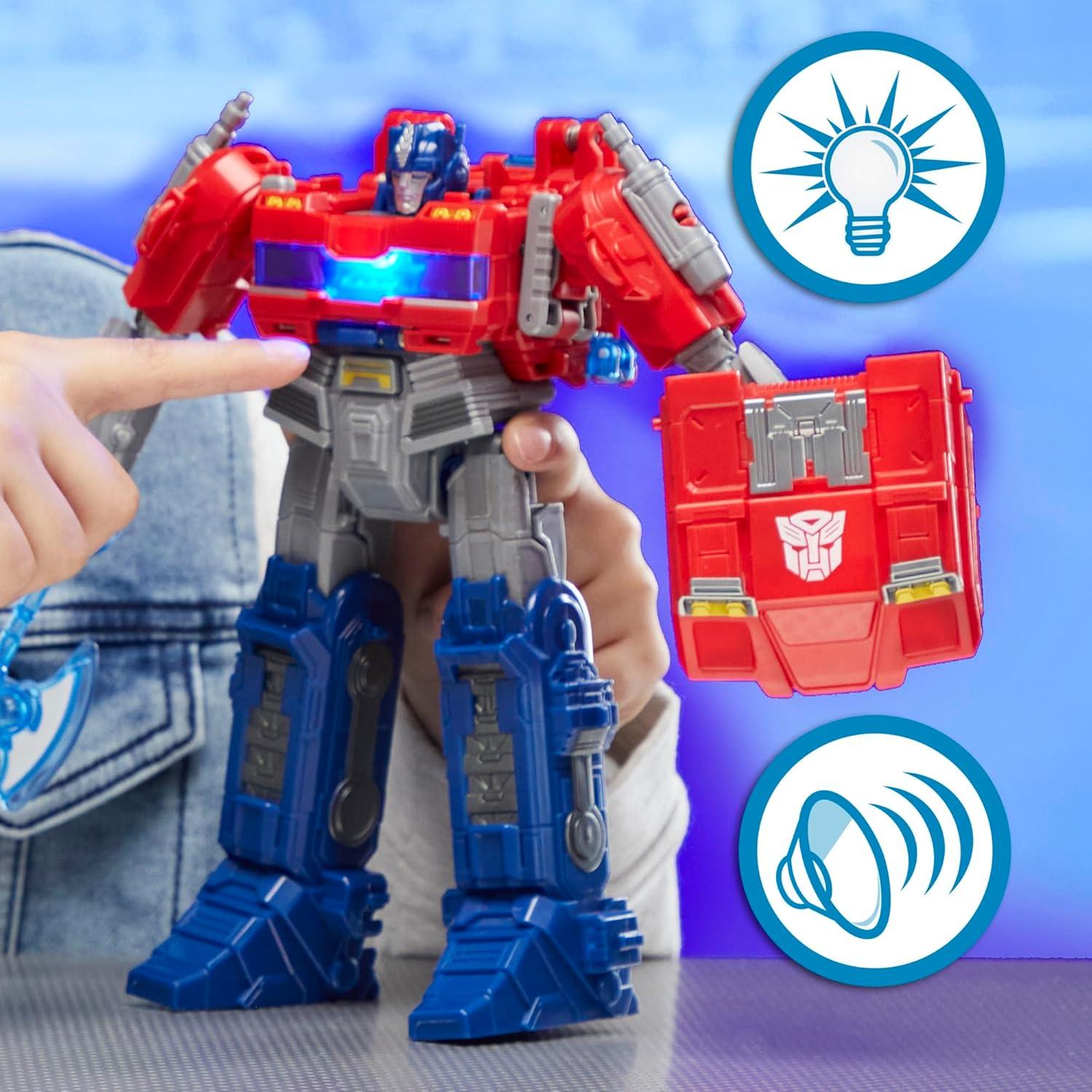 Figura de Acción Transformers One Power Flip Optimus Prime 25,4 cm