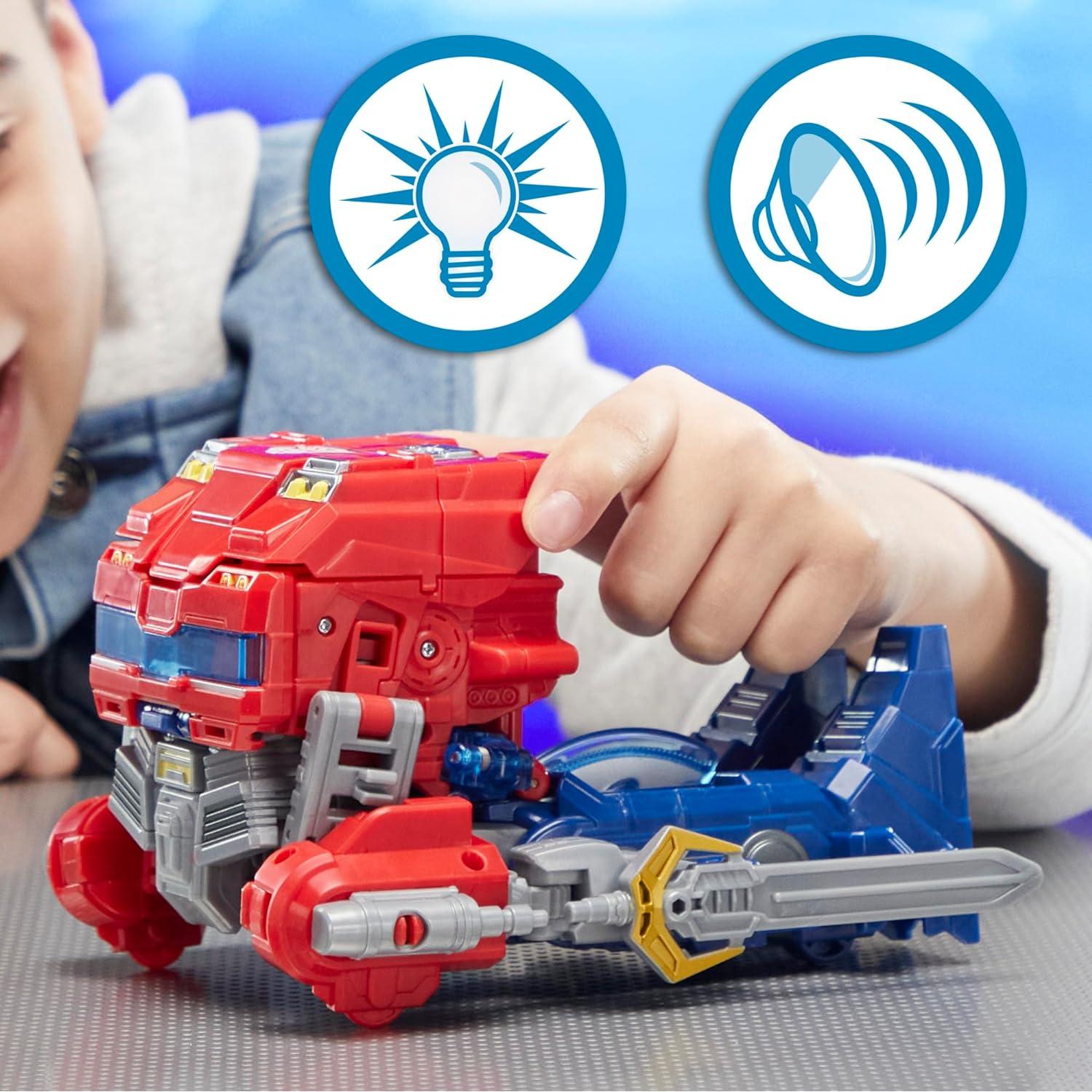 Figura de Acción Transformers One Power Flip Optimus Prime 25,4 cm