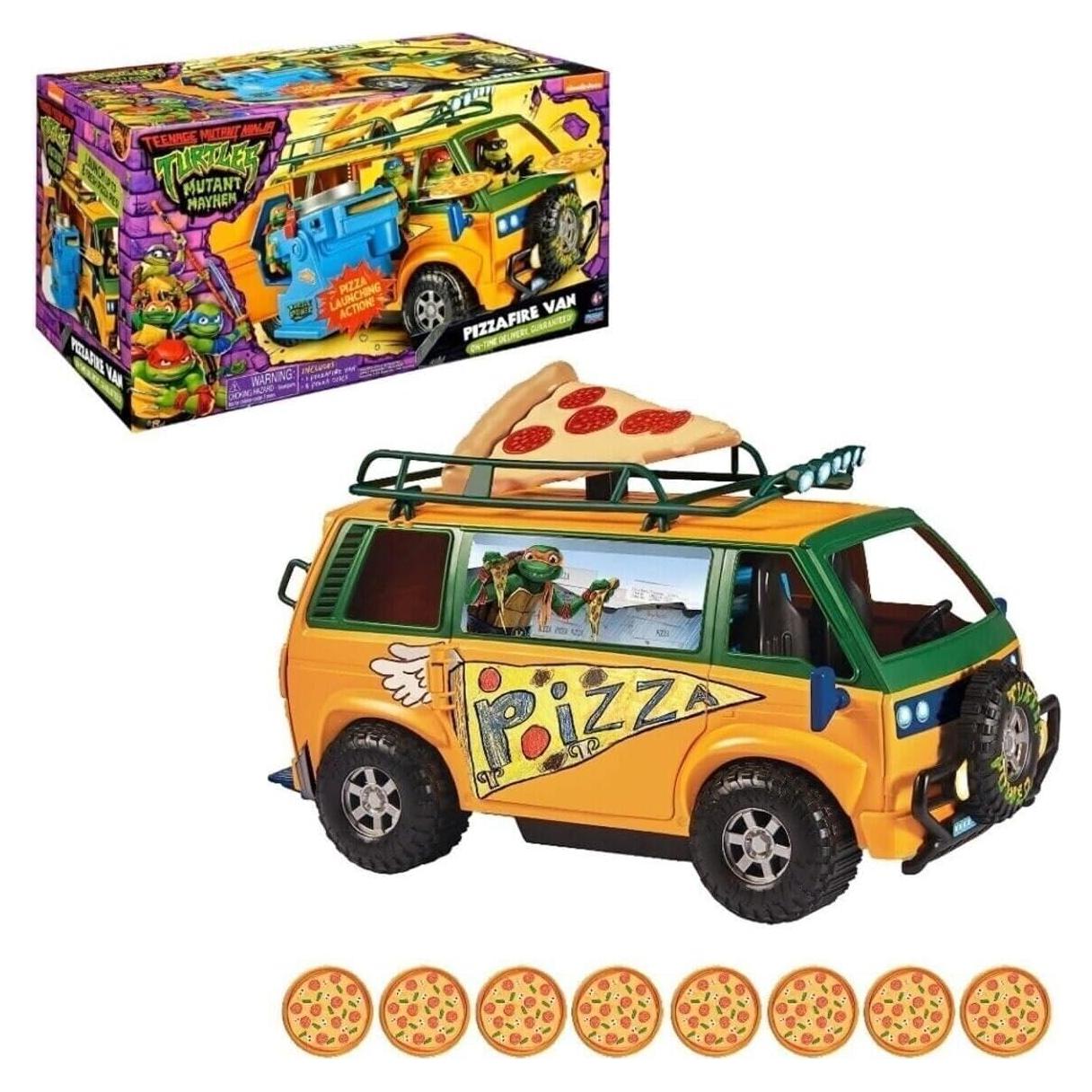 Teenage Mutant Ninja Turtles: Mutant Mayhem Pizza Fire Delivery Van by Playmates Toys