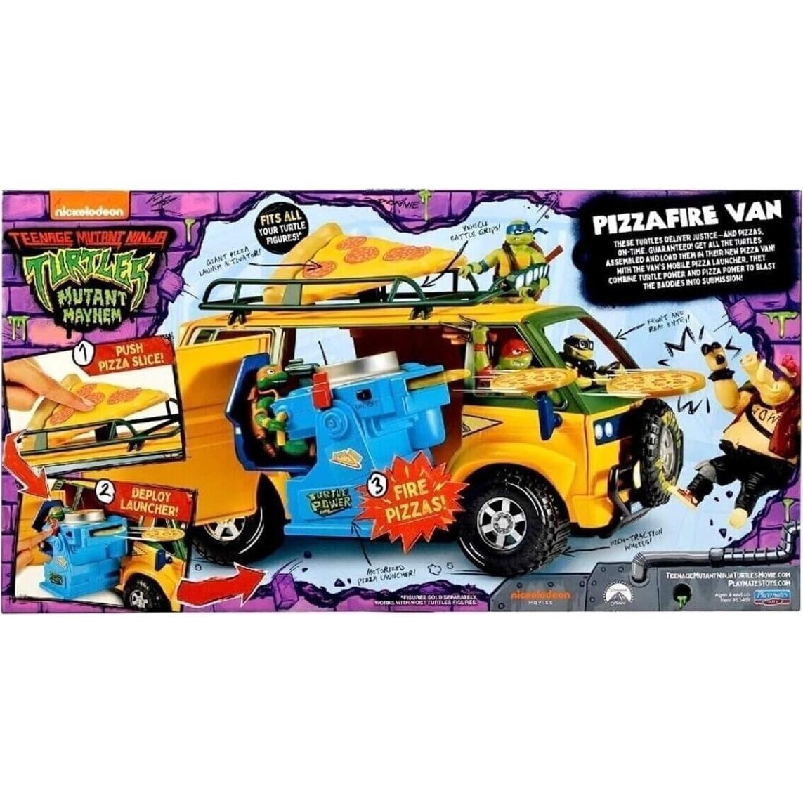 Teenage Mutant Ninja Turtles: Mutant Mayhem Pizza Fire Delivery Van by Playmates Toys