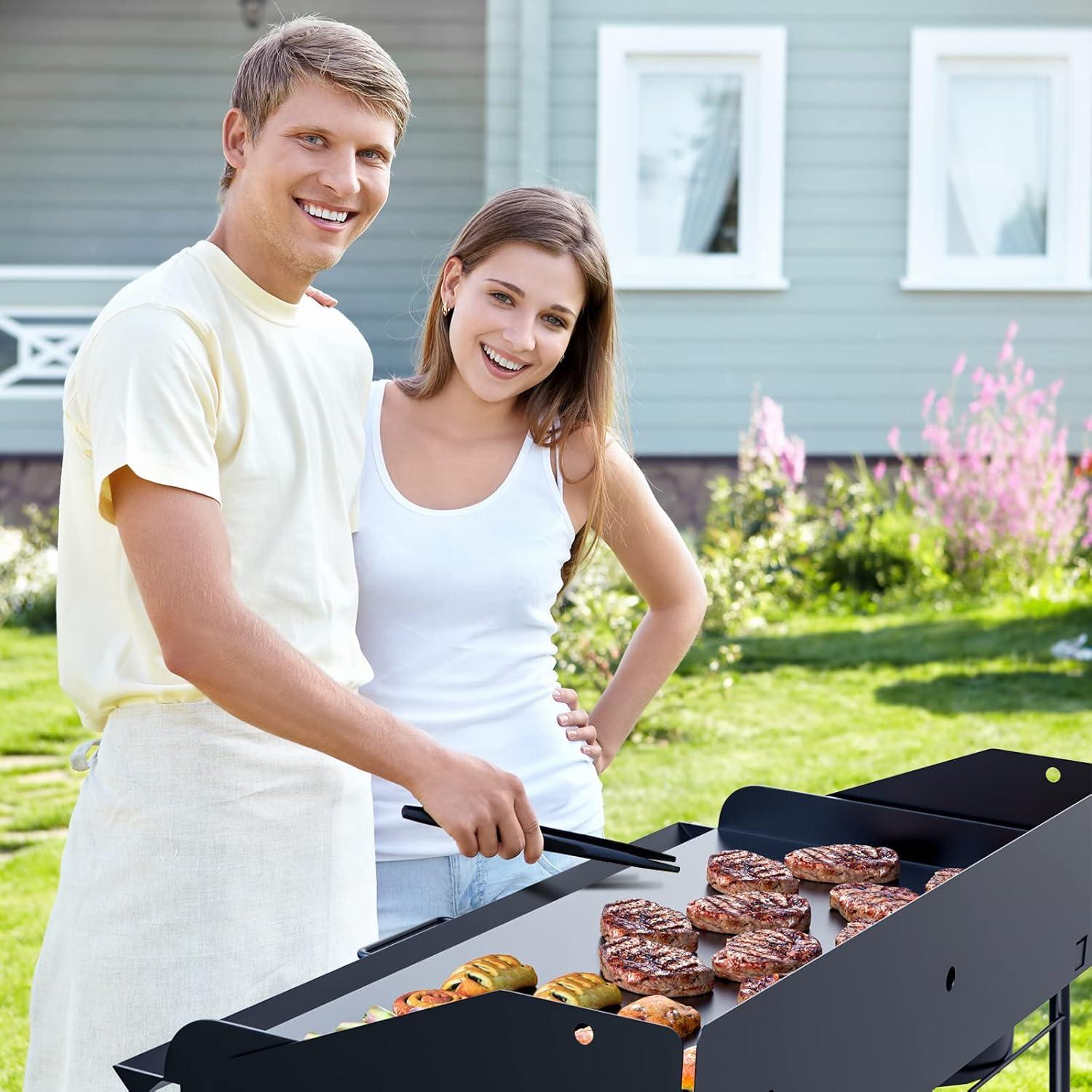 Plancha AJinTeby 14" x 32" para Estufa Camp Chef - Acero Antiadherente