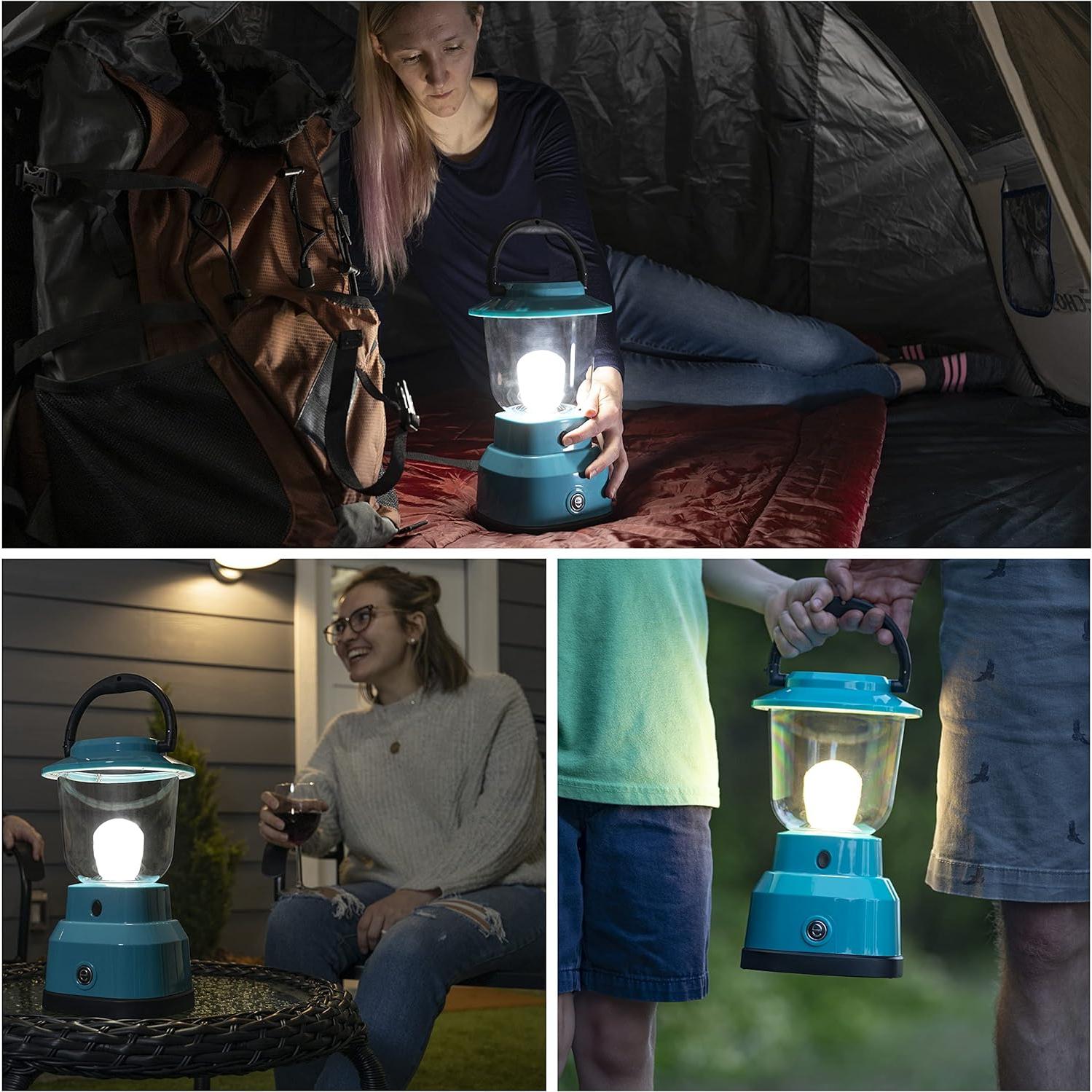 Linterna de Camping LED Enbrighten Grande 800 Lúmenes USB