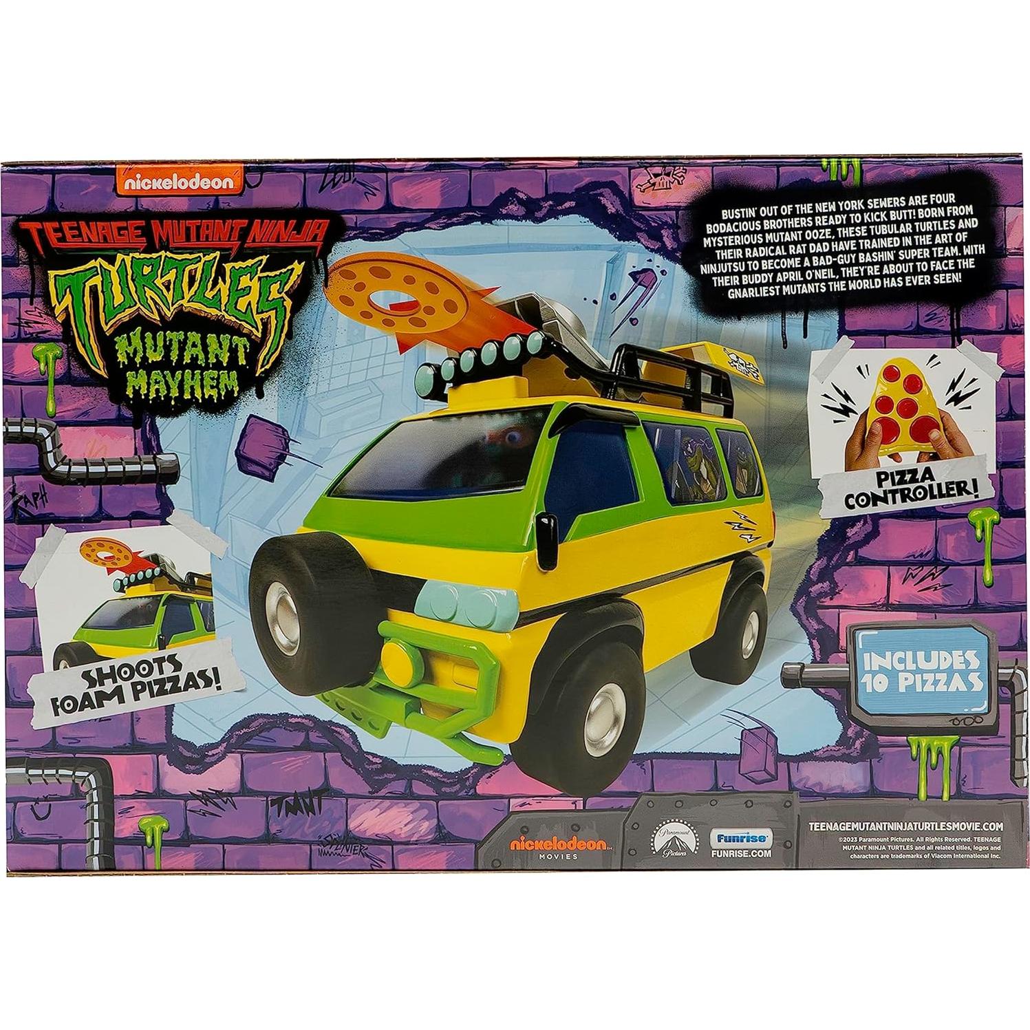 Vehículo RC Pizza Blaster Tortugas Ninja Funrise 22x12cm