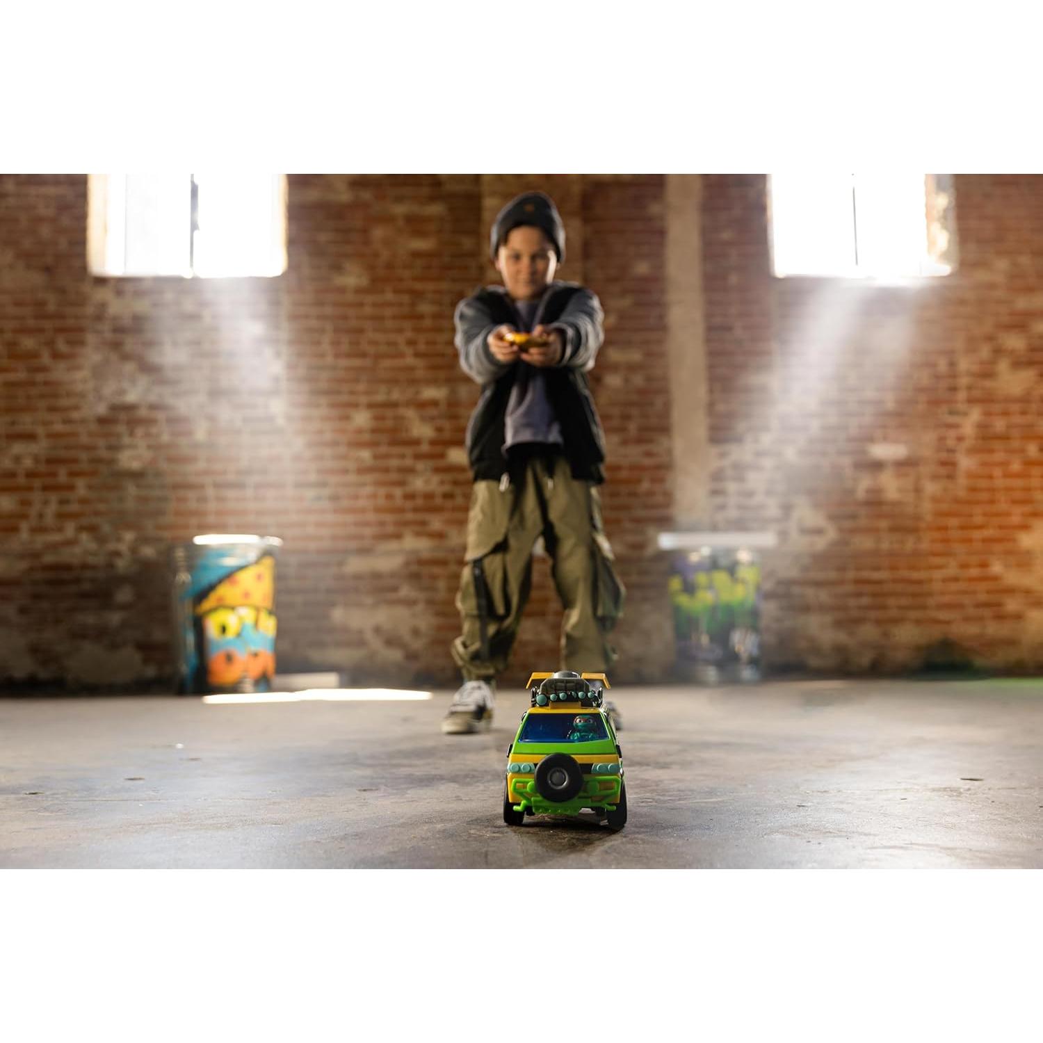 Vehículo RC Pizza Blaster Tortugas Ninja Funrise 22x12cm