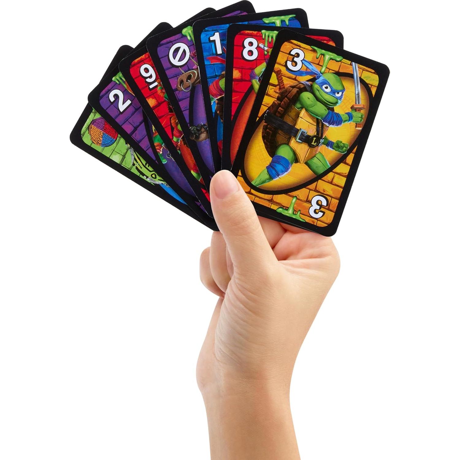 Juego de Cartas UNO Tortugas Ninja Mutantes Mattel 0,14 kg