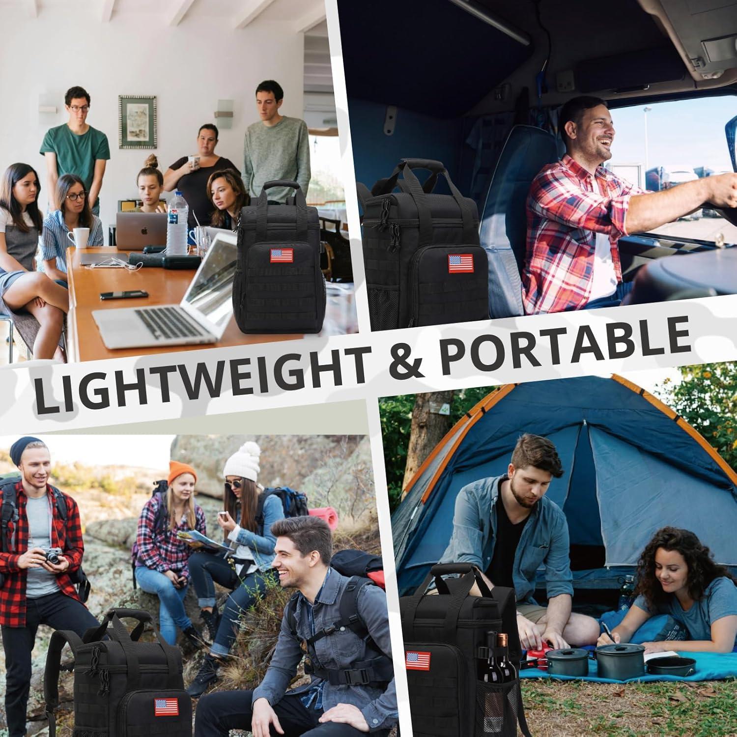 Mochila Enfriadora Táctica ATRIPACK 35L Impermeable Negra