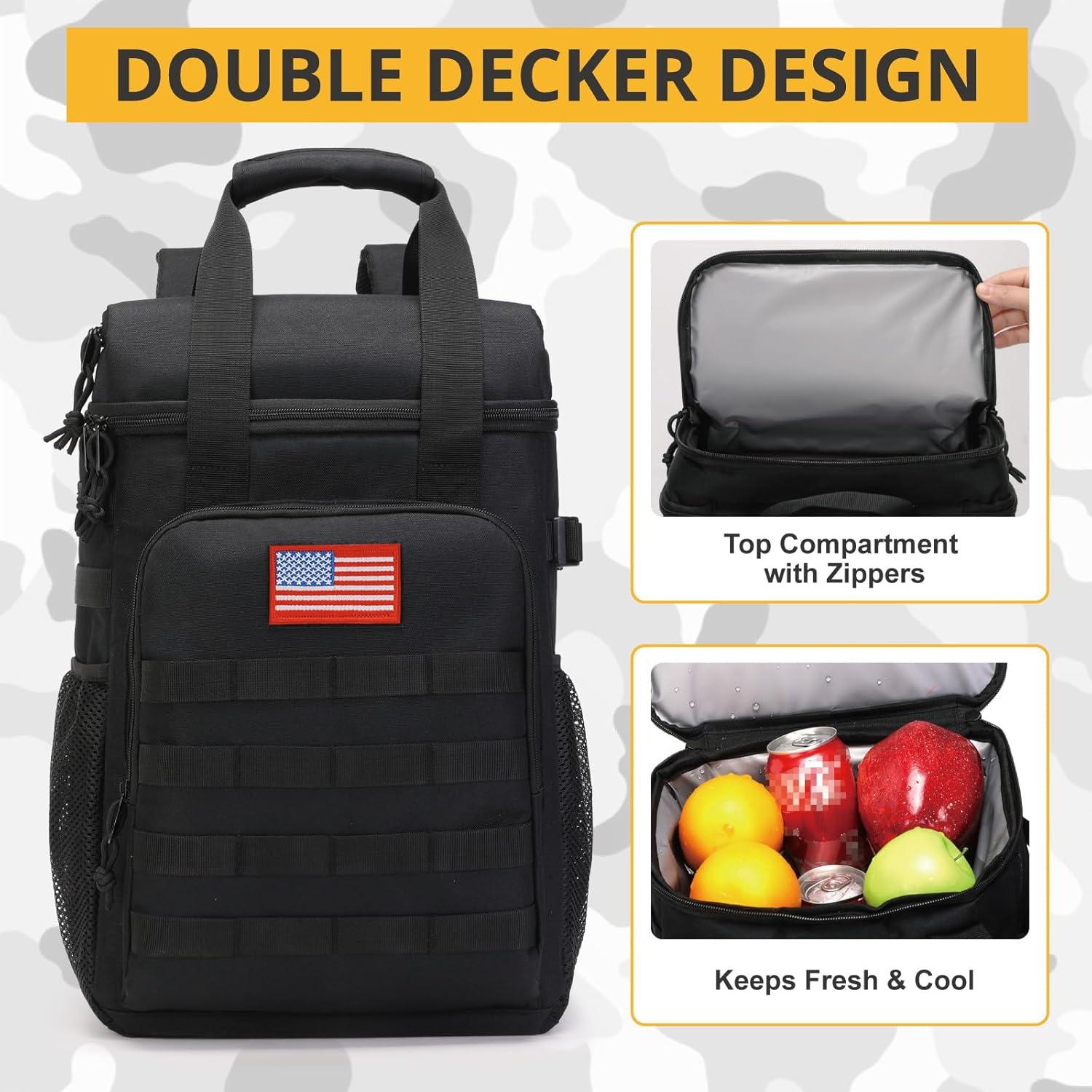 Mochila Enfriadora Táctica ATRIPACK 35L Impermeable Negra