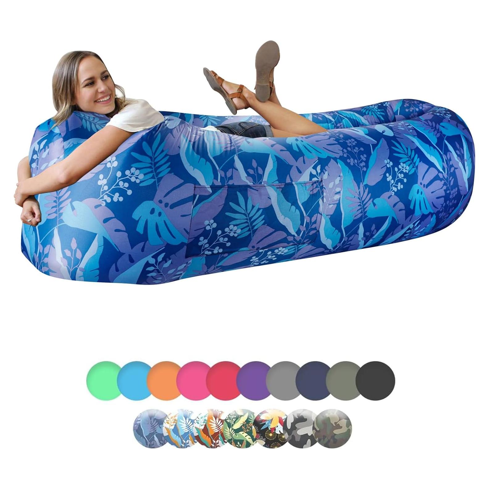 Sofá Hamaca Inflable WEKAPO Portátil 208cm Impermeable