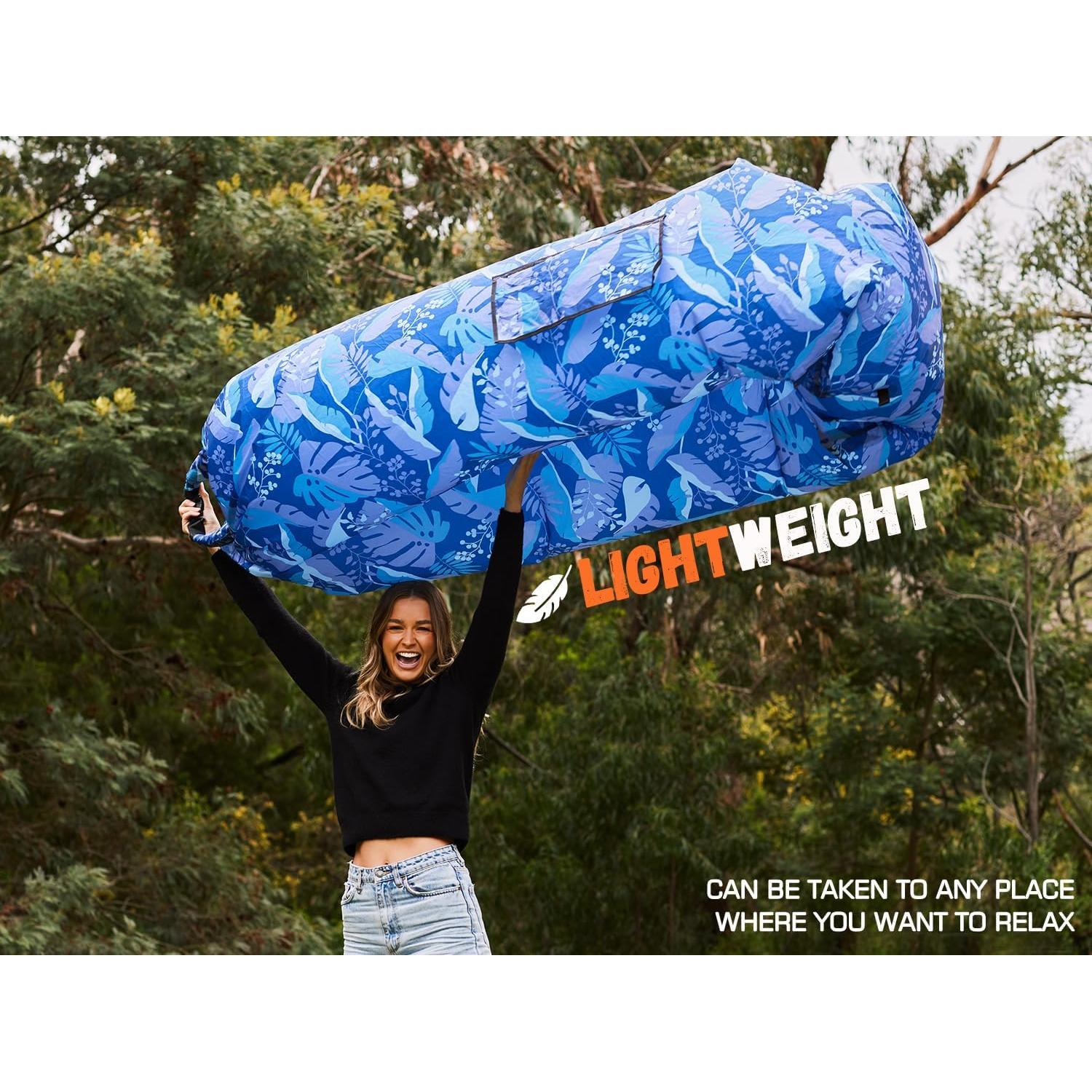 Sofá Hamaca Inflable WEKAPO Portátil 208cm Impermeable