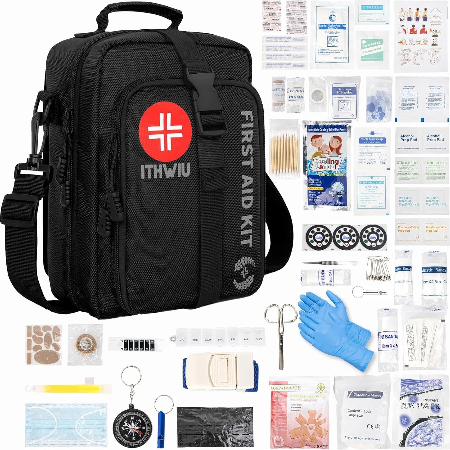 Kit de Primeros Auxilios ITHWIU 400 Piezas Resistente al Agua