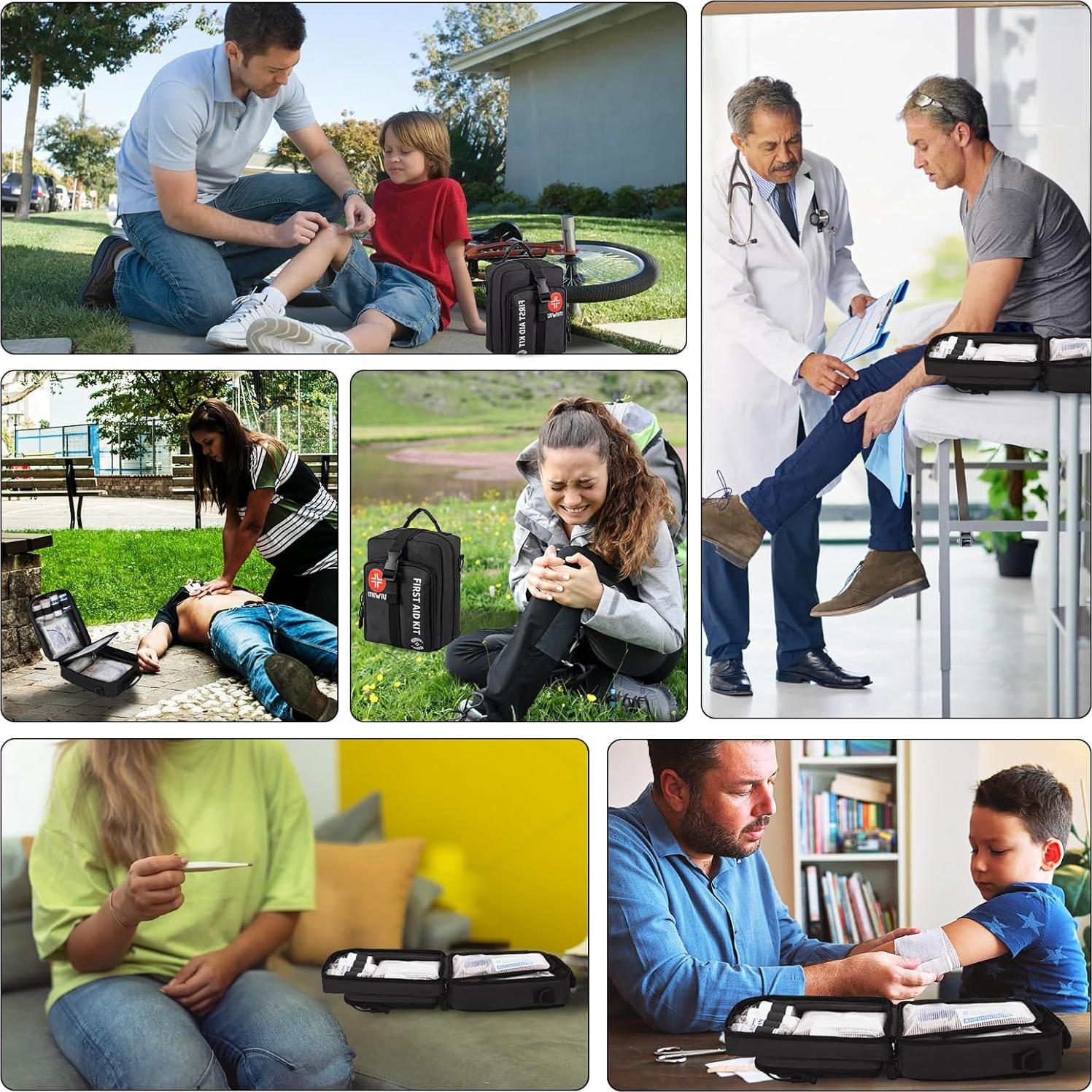 Kit de Primeros Auxilios ITHWIU 400 Piezas Resistente al Agua