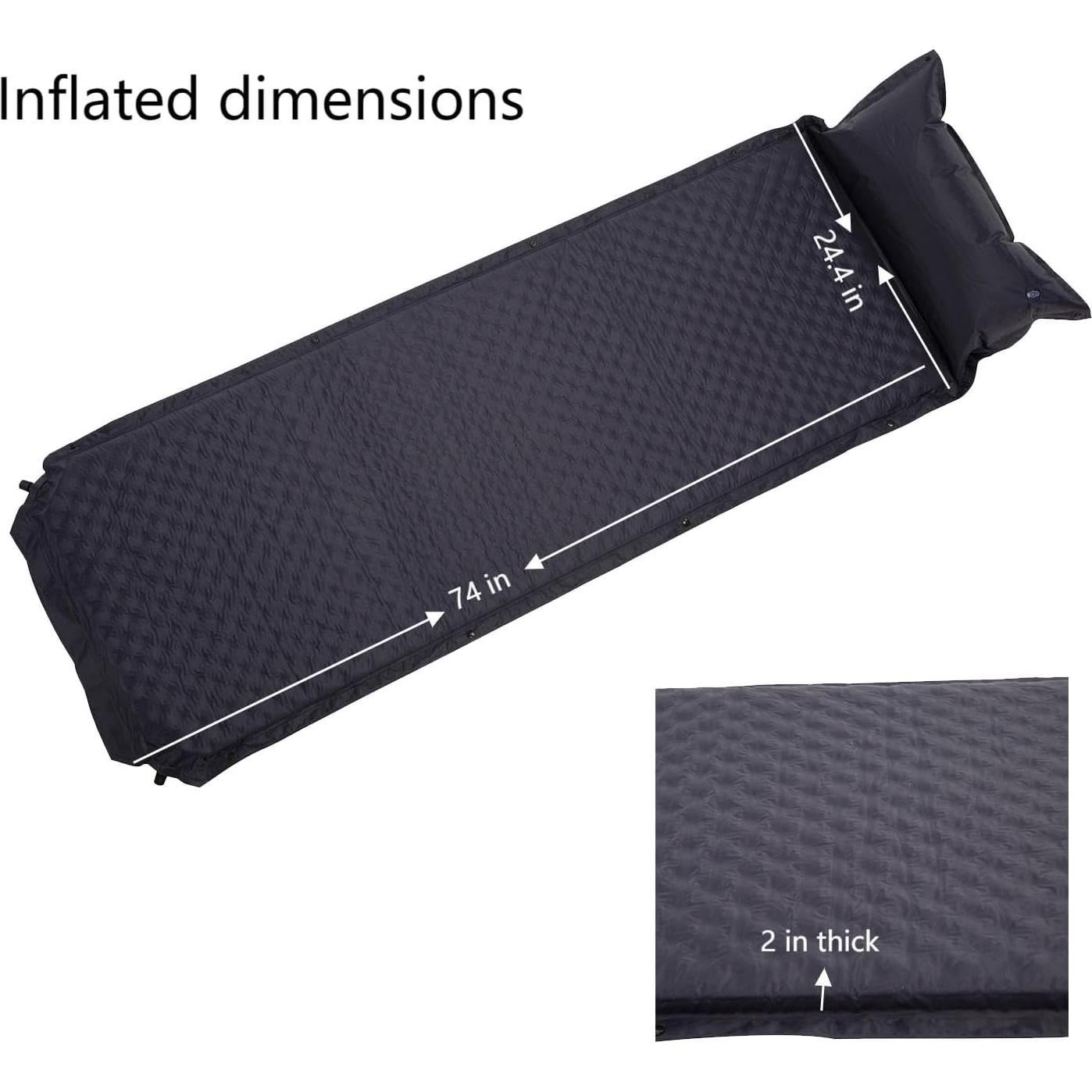 Colchón de Aire Inflable Walnest AUSHG4538 188x61 cm Camping